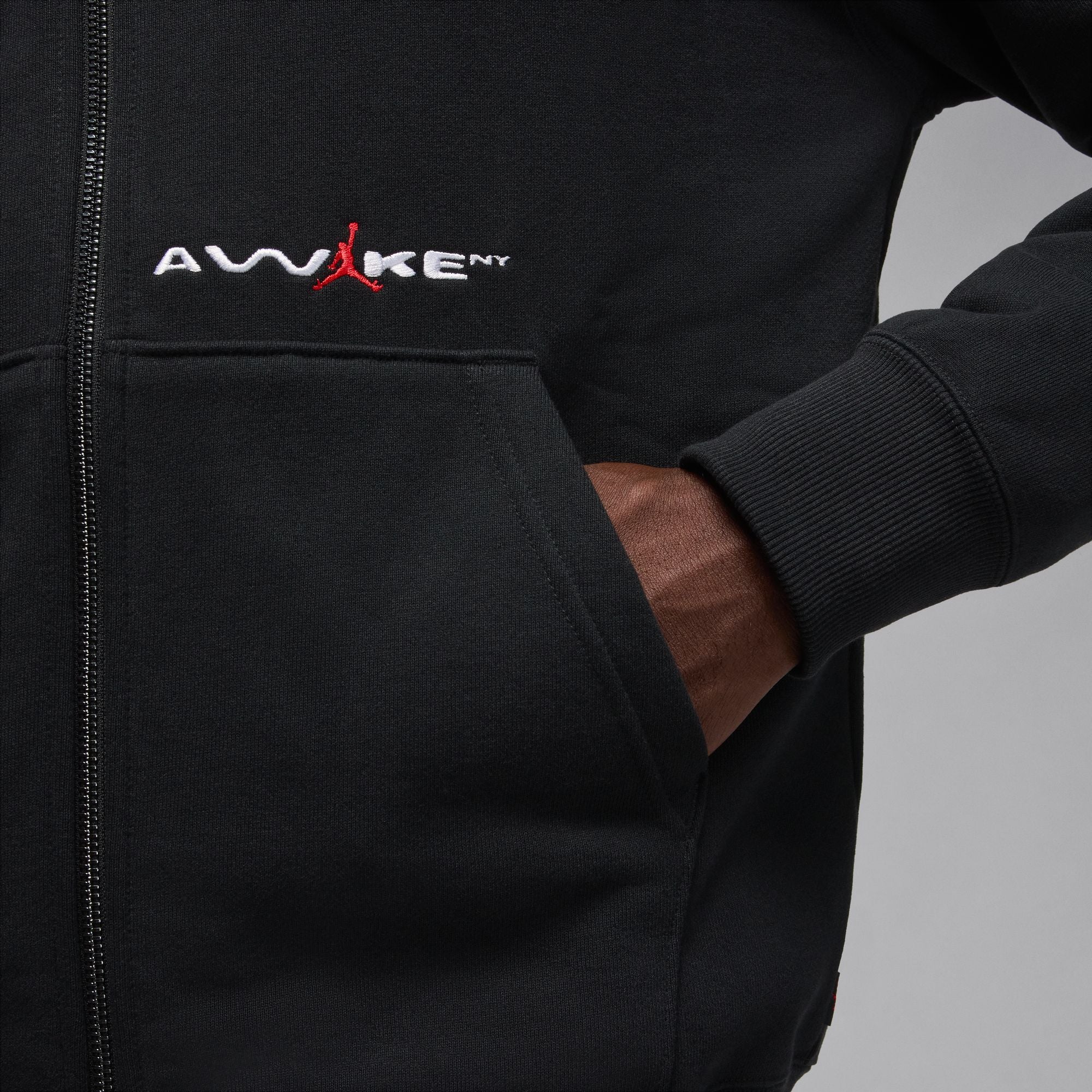 JORDAN X AWAKE NY FULL-ZIP FLEECE HOODIE - Image 6