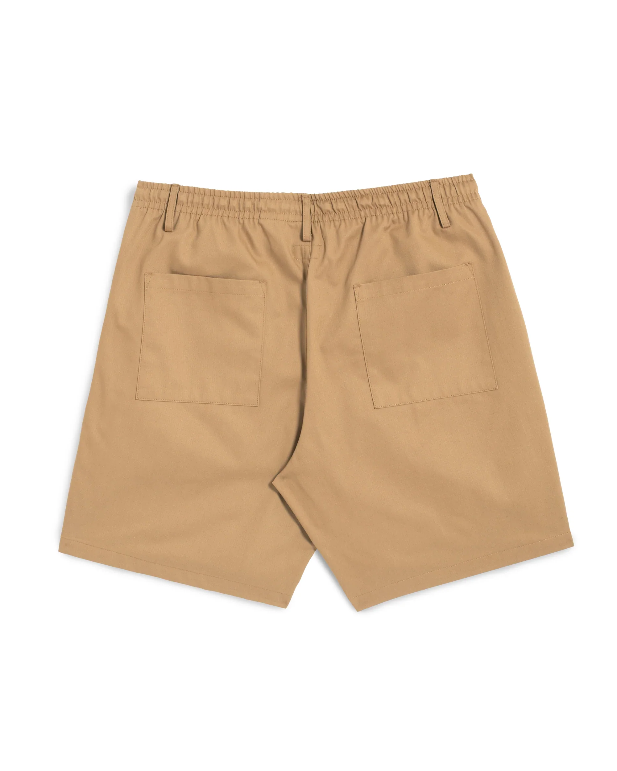 KHAKI HERRINGBONE LEISURE SHORT - Image 3