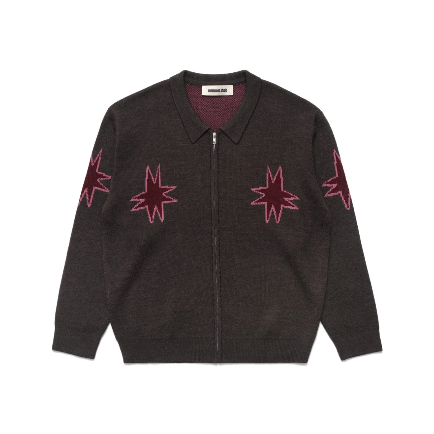 KIKI ZIP KNIT LS POLO