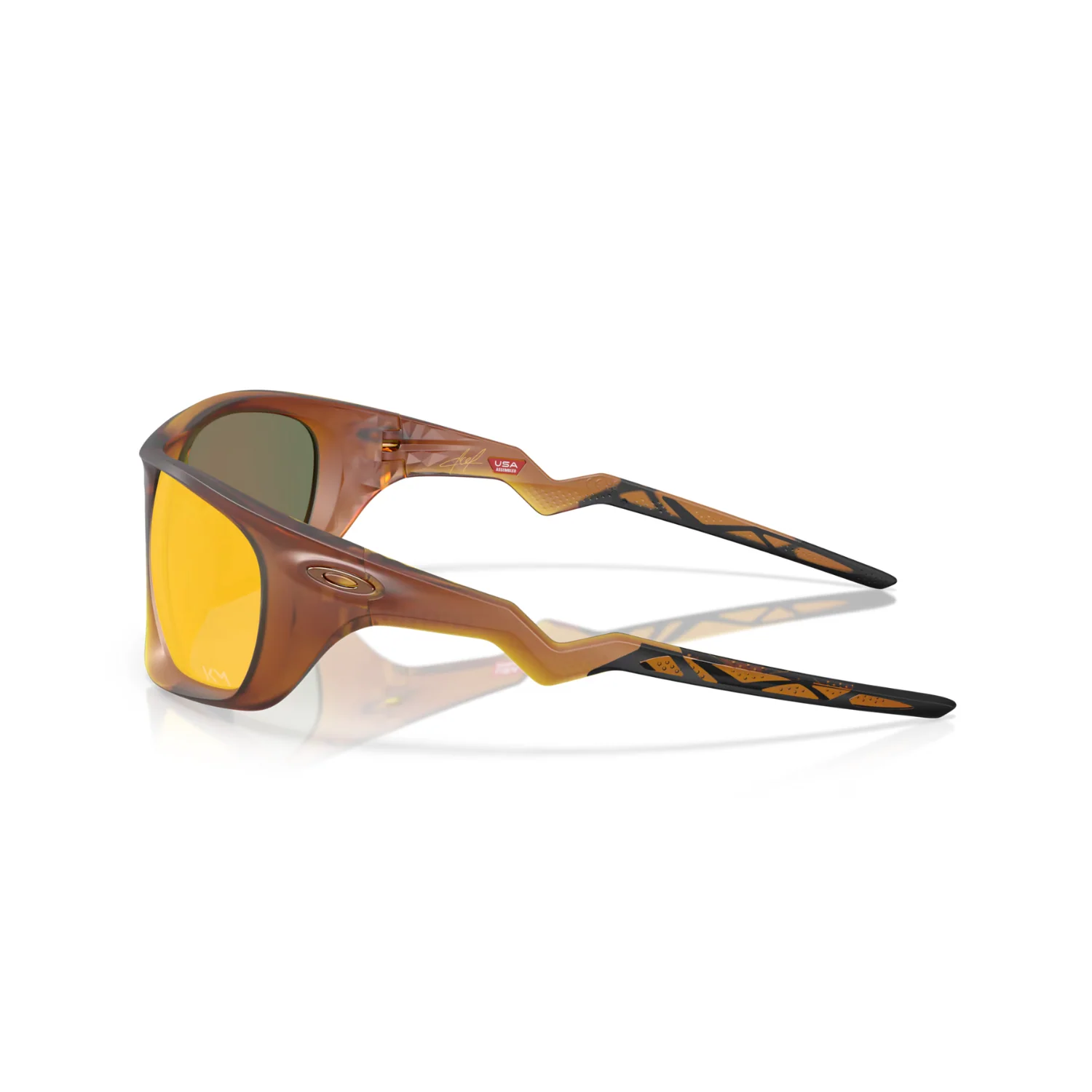 LATERALIS SUNGLASSES - MATTE DARK AMBER FRAME W/ PRIZM RUBY LENS - Image 6
