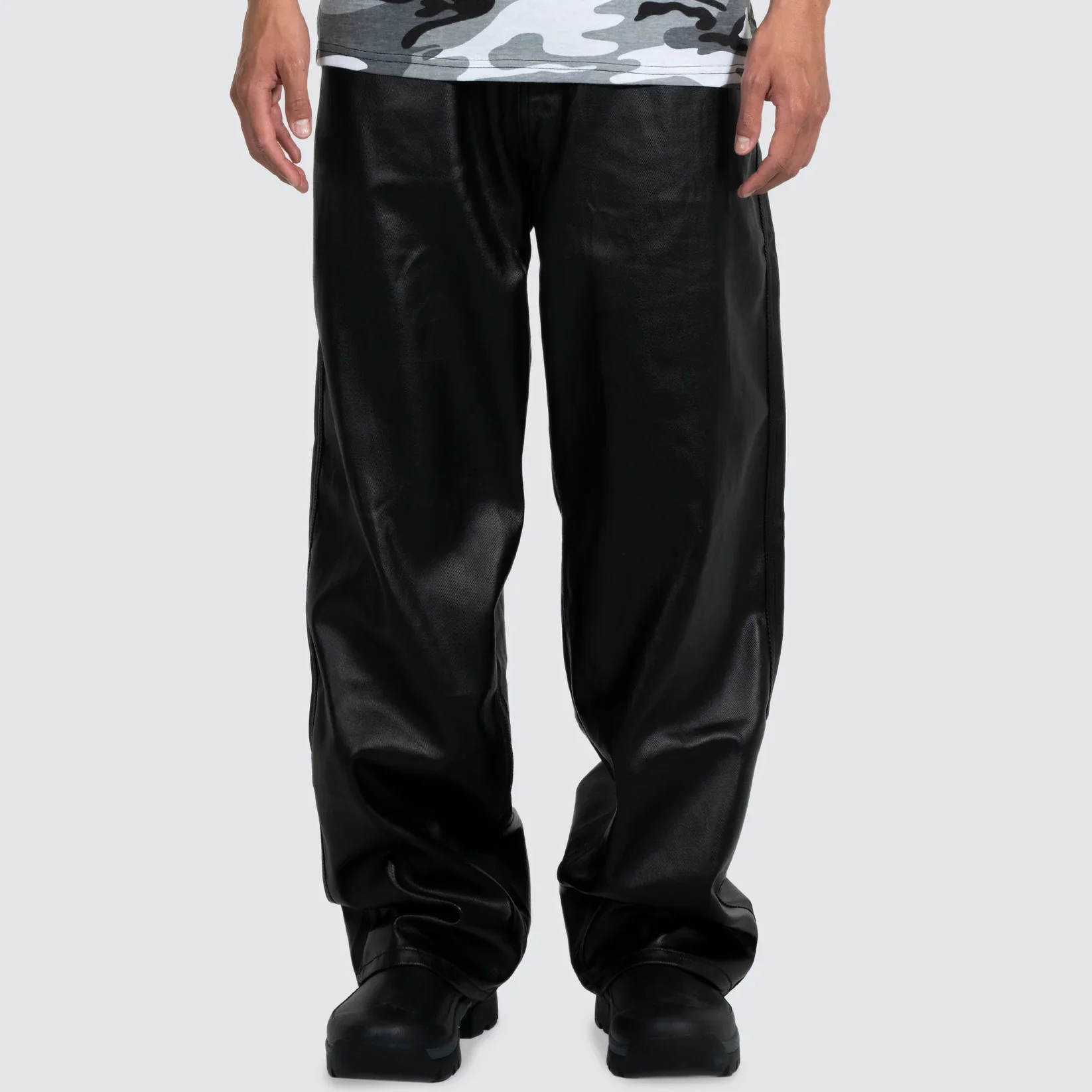 LATEX FORMULA BAGGY JEANS - Image 2