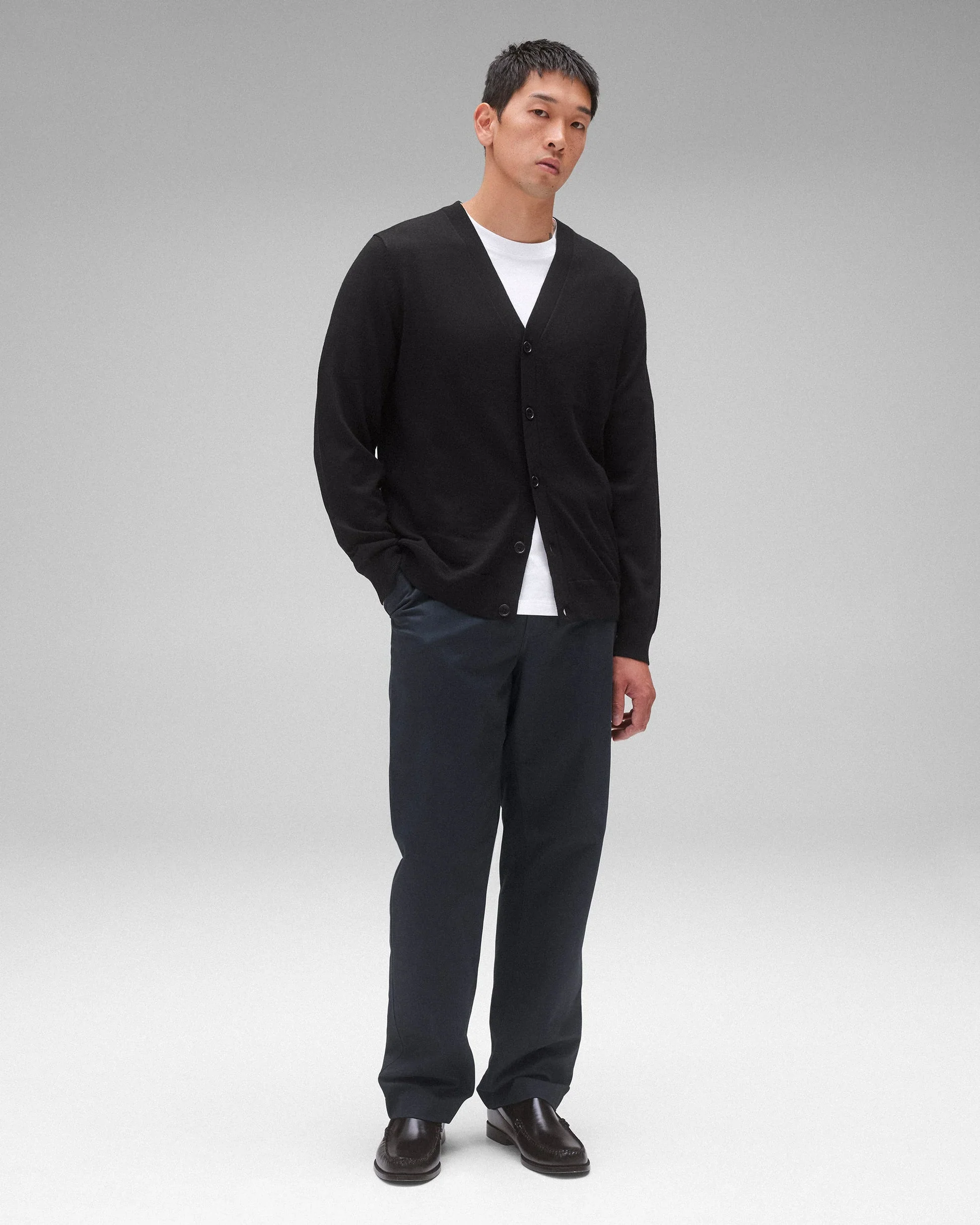 LIGHTWEIGHT MERINO HARRY CARDIGAN - Image 3
