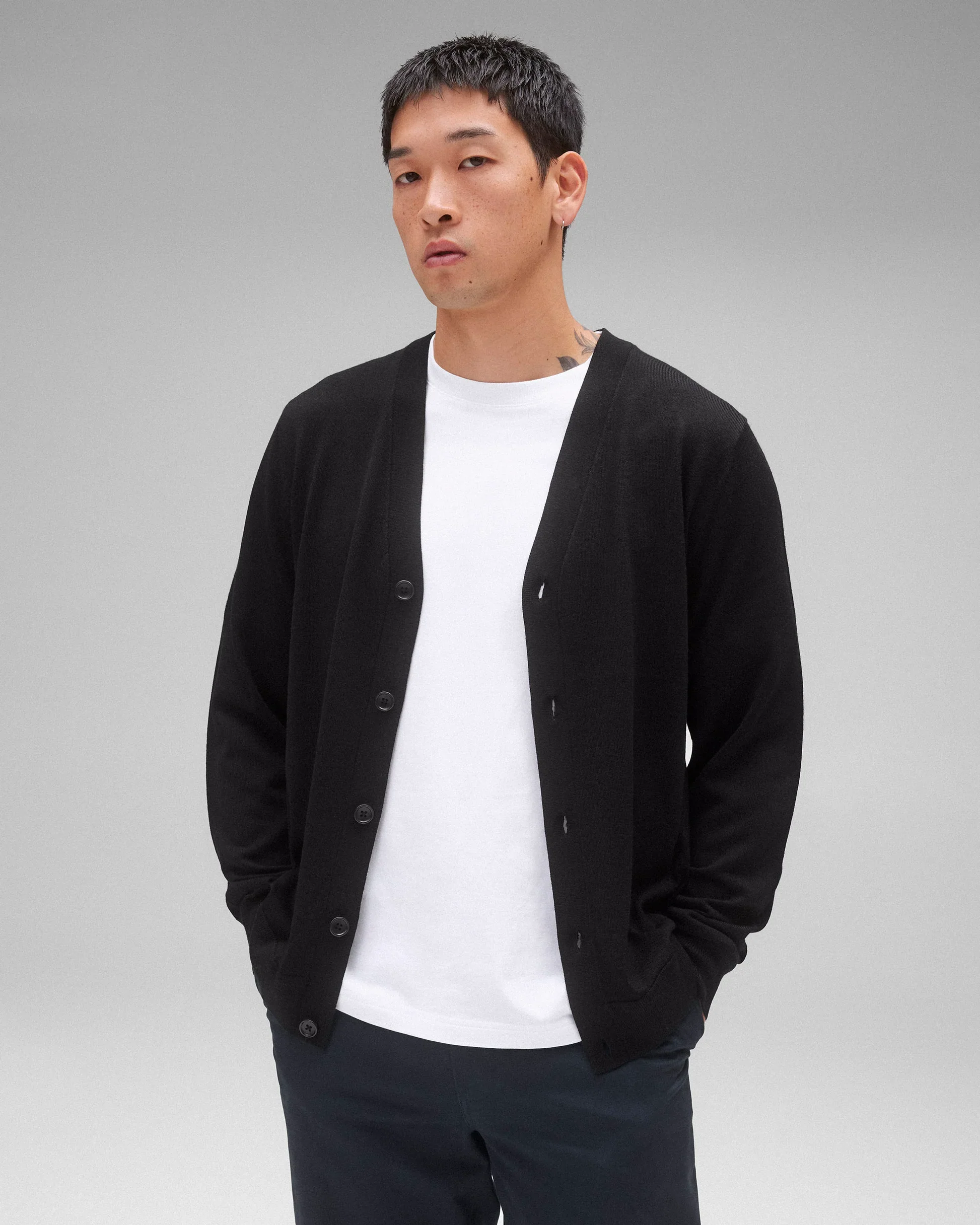 LIGHTWEIGHT MERINO HARRY CREWNECK - Image 3