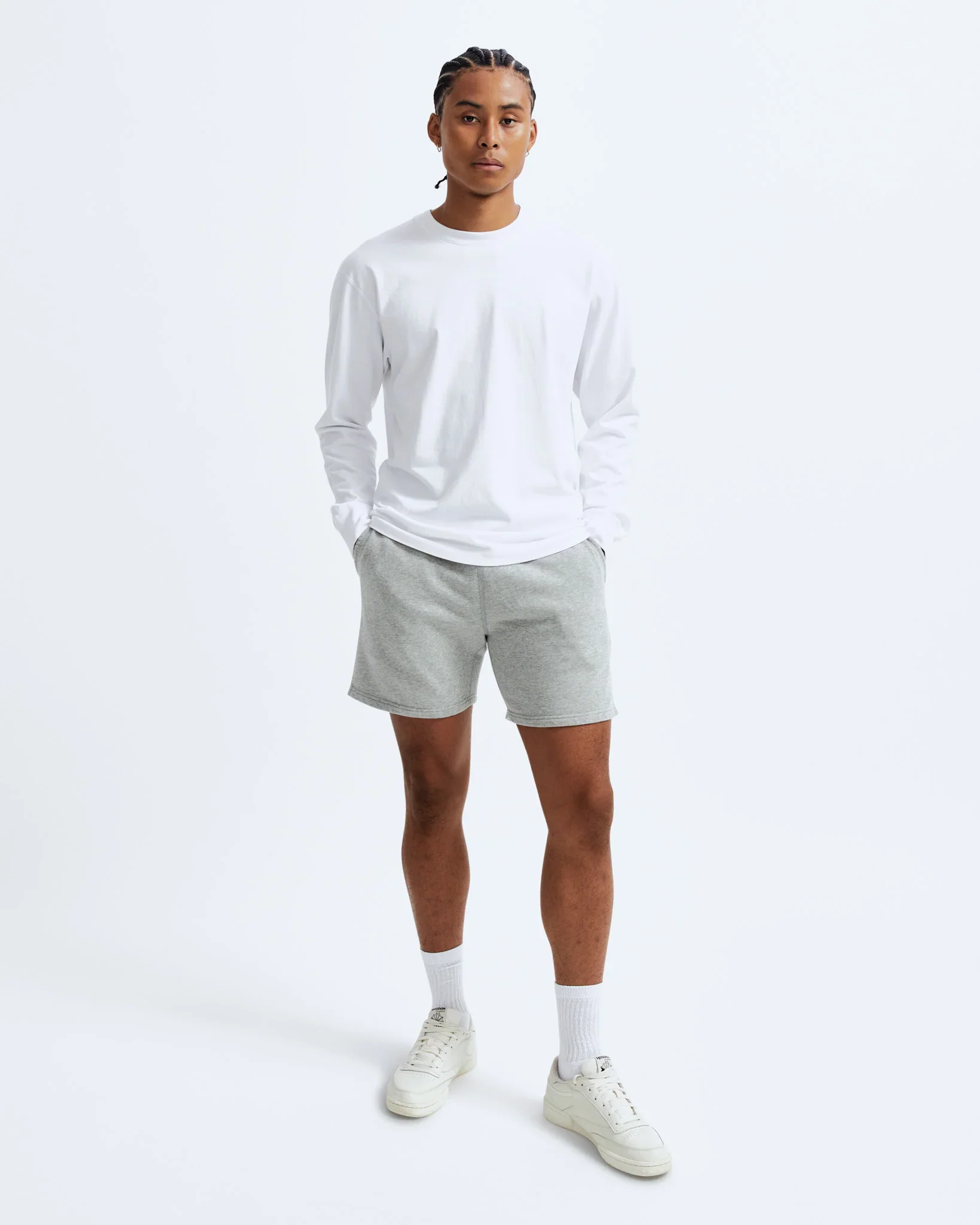 LIGHTWEIGHT TERRY 6" SWEATSHORT - Image 2