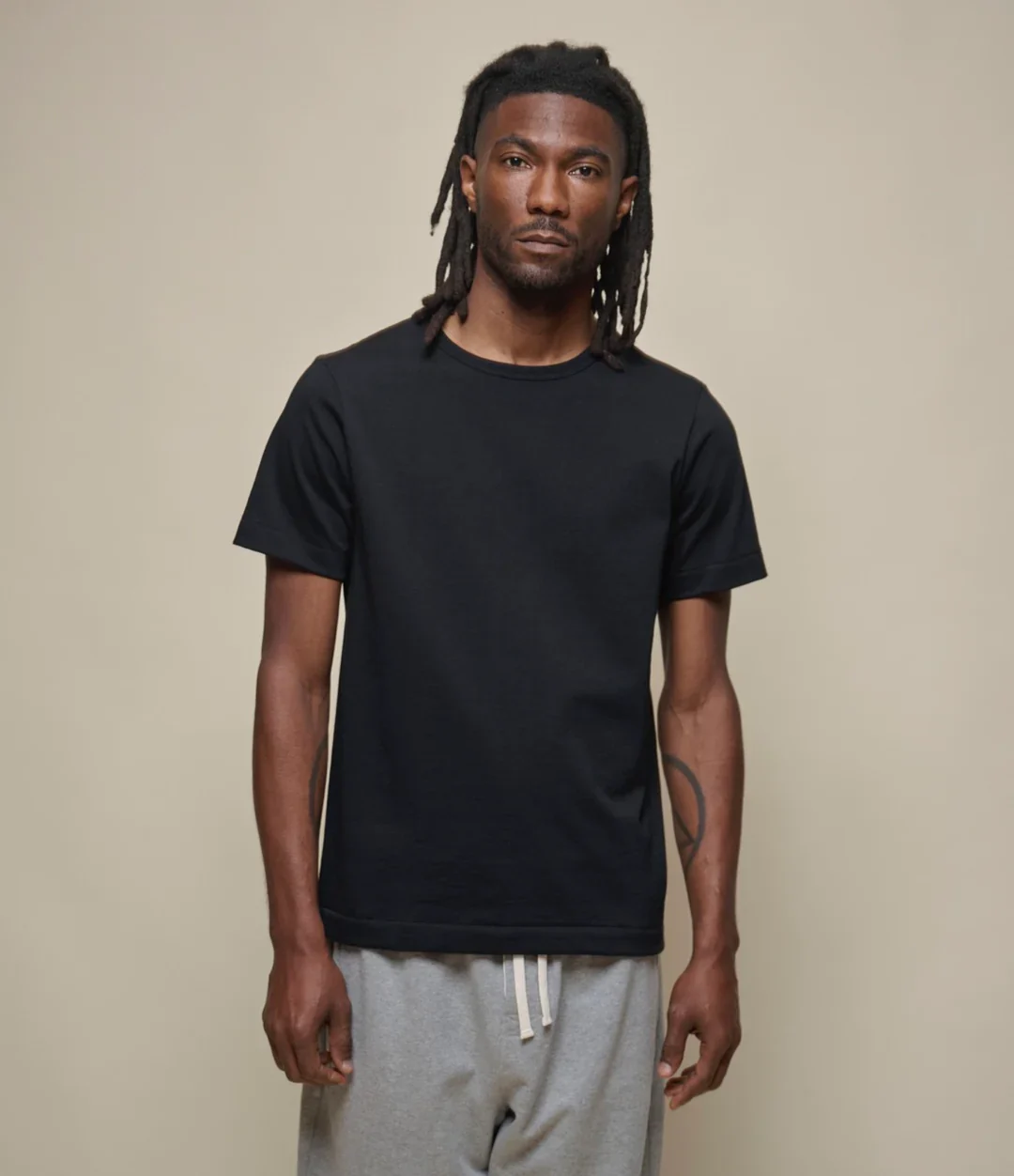 LOOPWHEELED CLASSIC FIT MIDWEIGHT T-SHIRT - Image 2