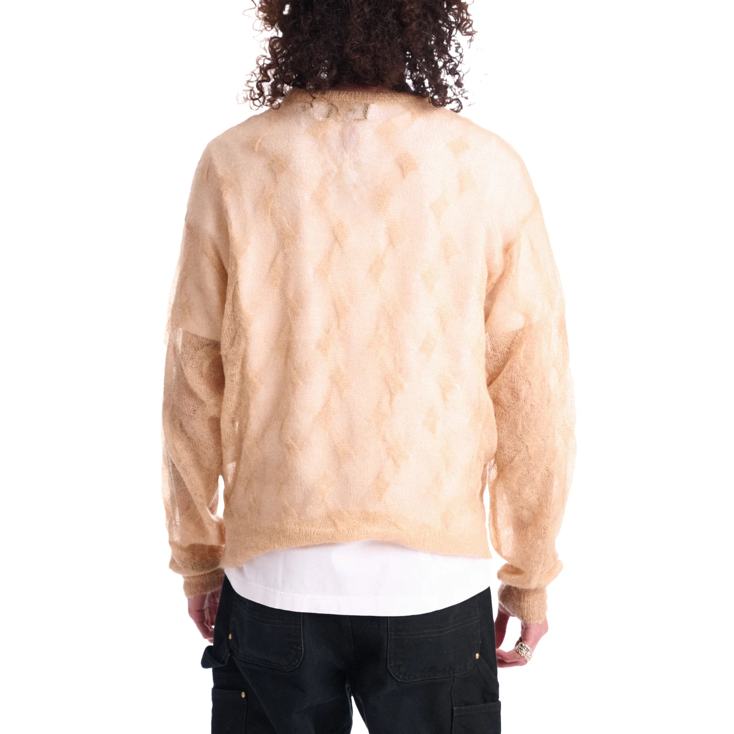 LOOSE KNIT CROSS CABLE - Image 2