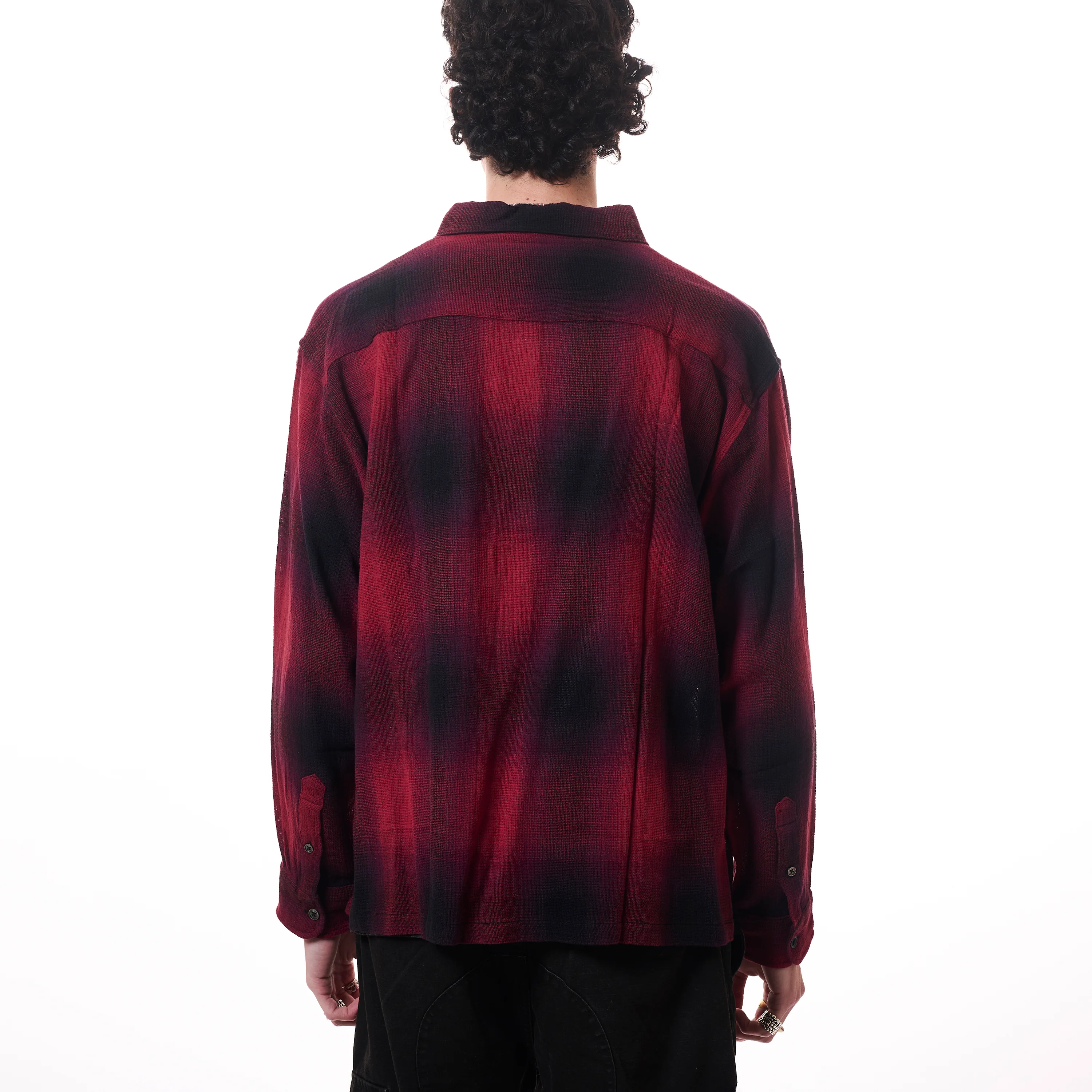 LOOSE WEAVE PLAID SHIRT - Image 2