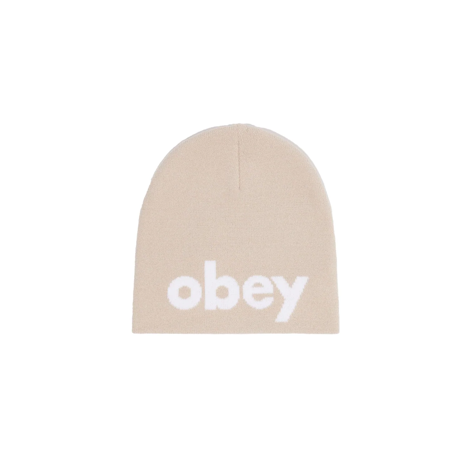 LOWERCASE BEANIE - SILVER GREY