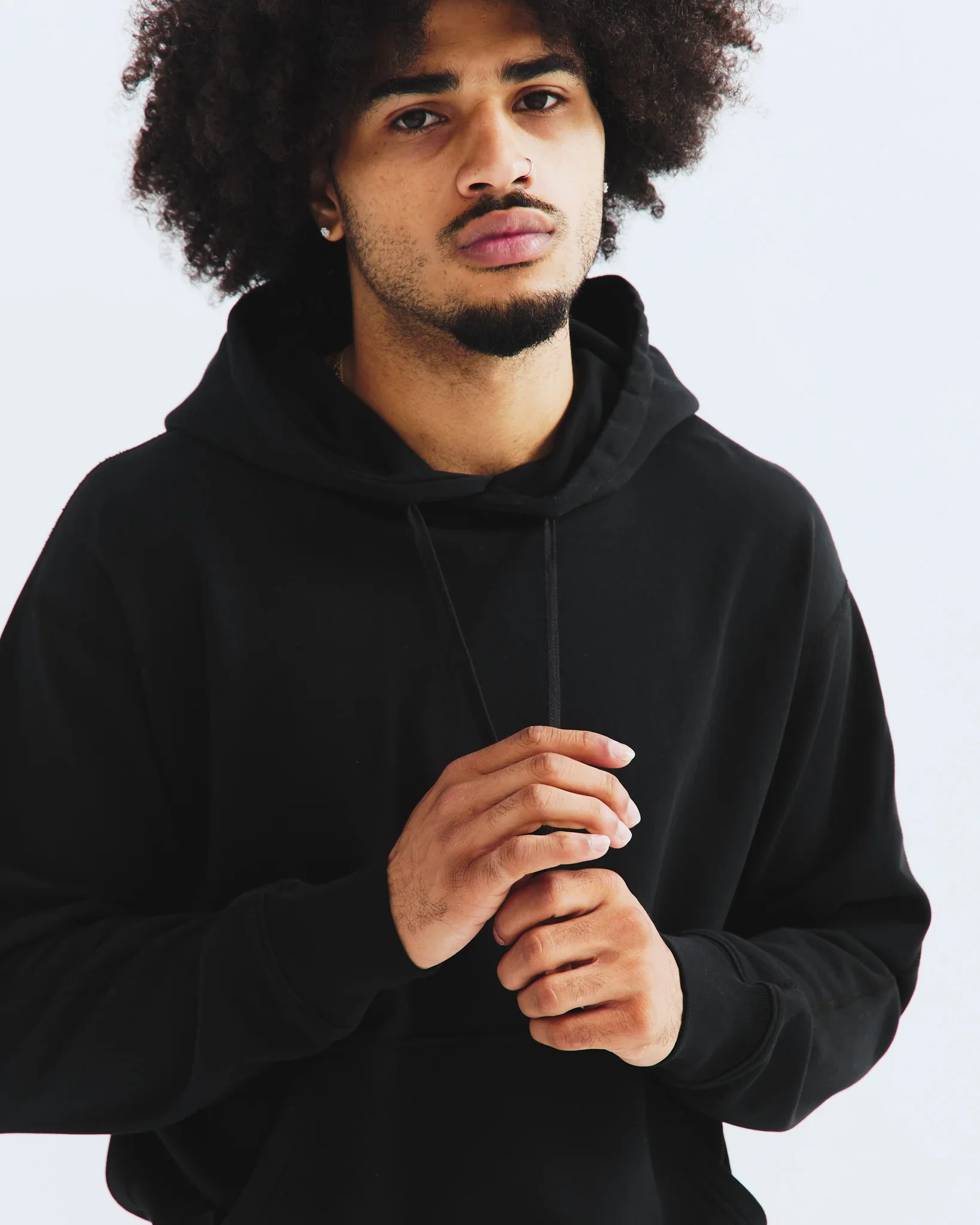 LIGHTWEIGHT TERRY PULLOVER HOODIE - Image 3
