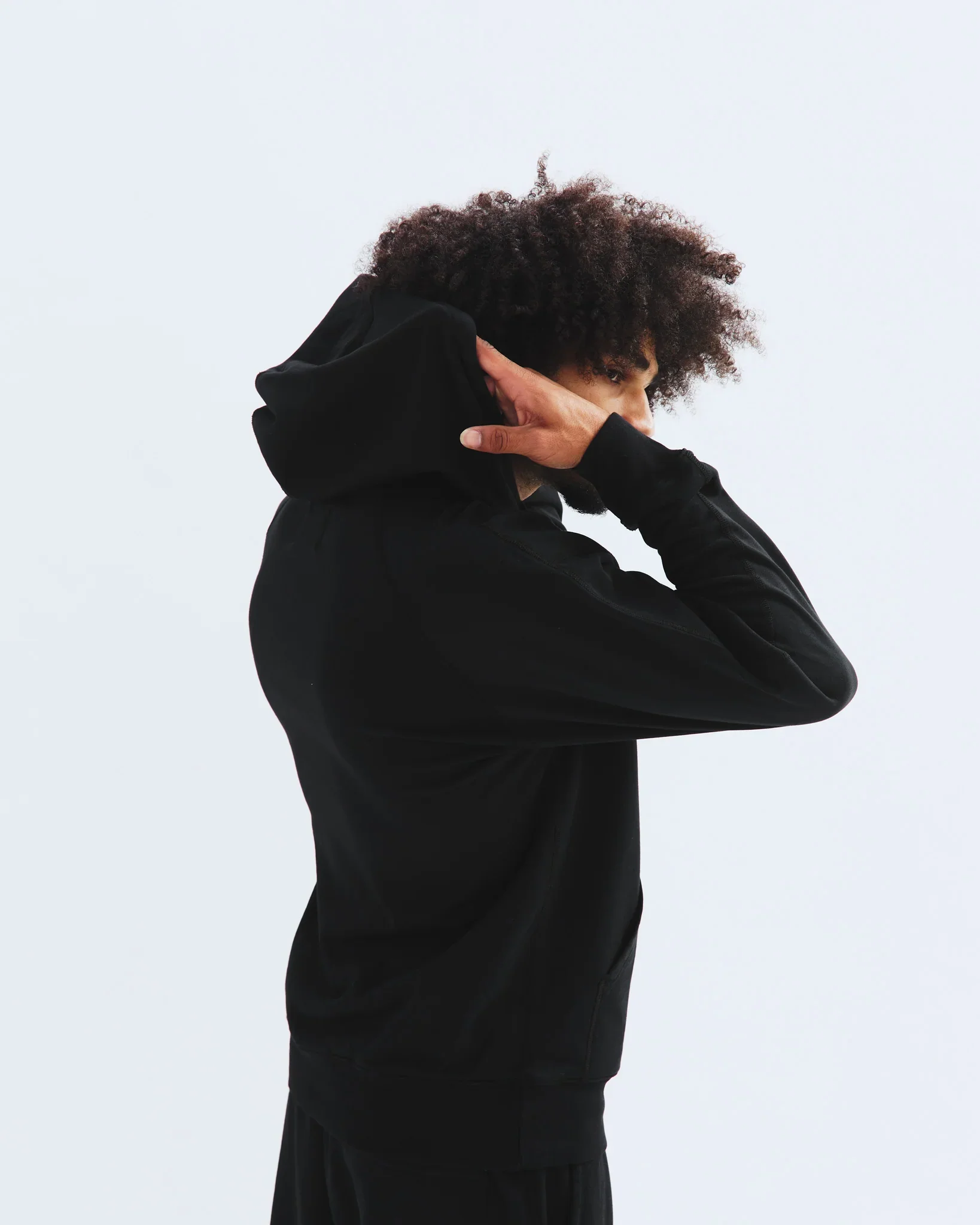 LIGHTWEIGHT TERRY PULLOVER HOODIE - Image 5