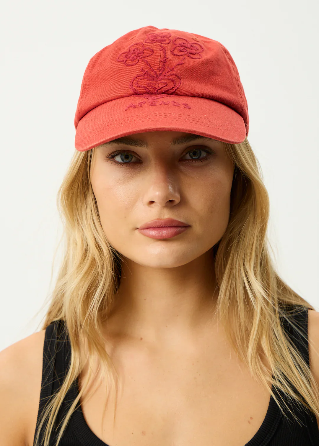 MAISIE PANELLED CAP - RED RUM - Image 3