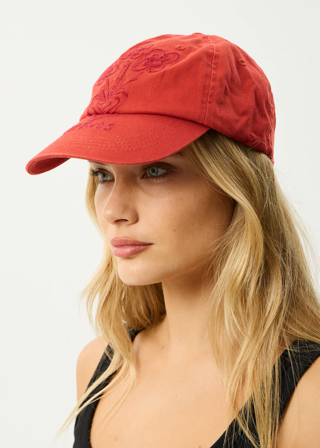 MAISIE PANELLED CAP - RED RUM - Image 5