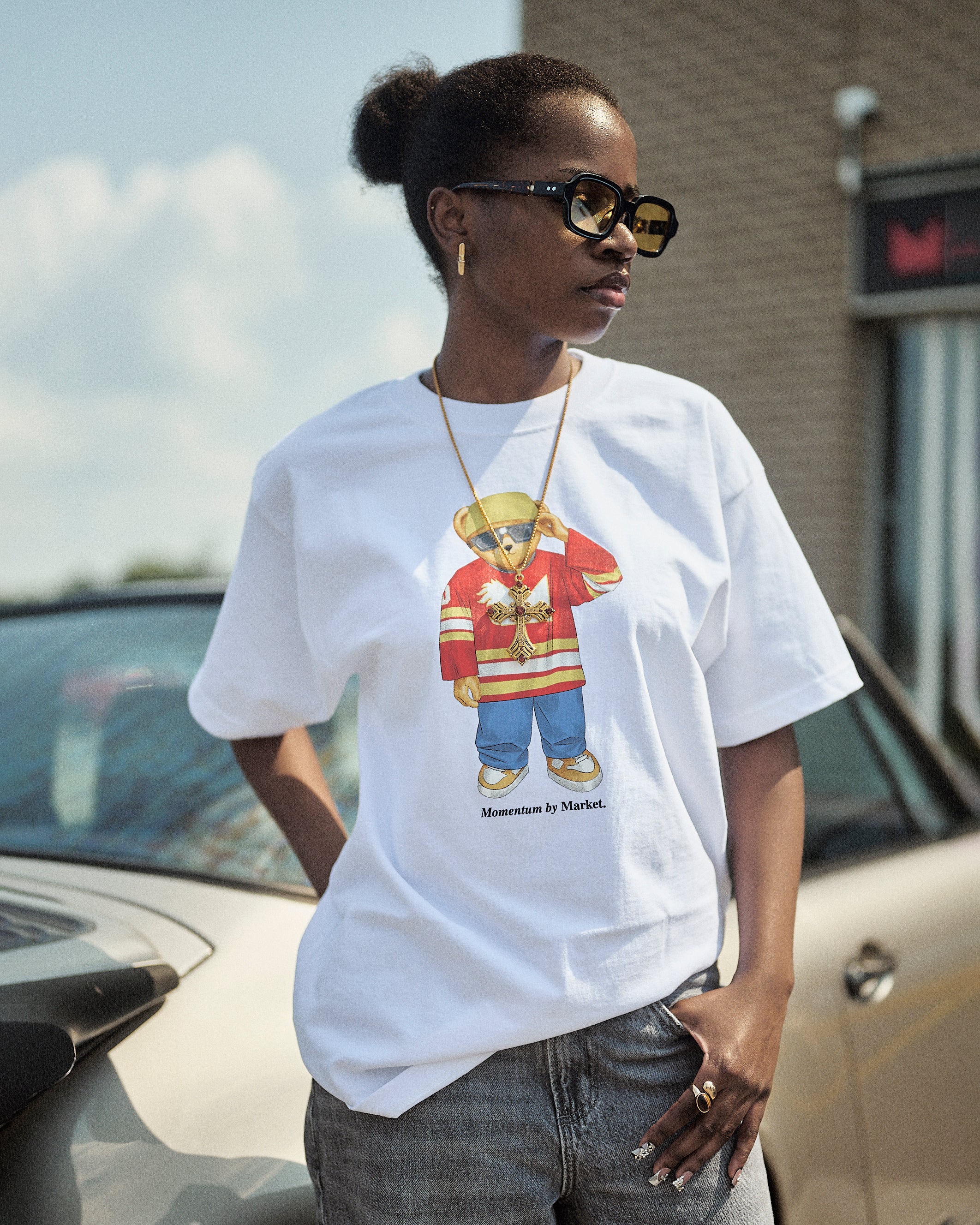 MARKET X MOMENTUM BEAR T-SHIRT - Image 3