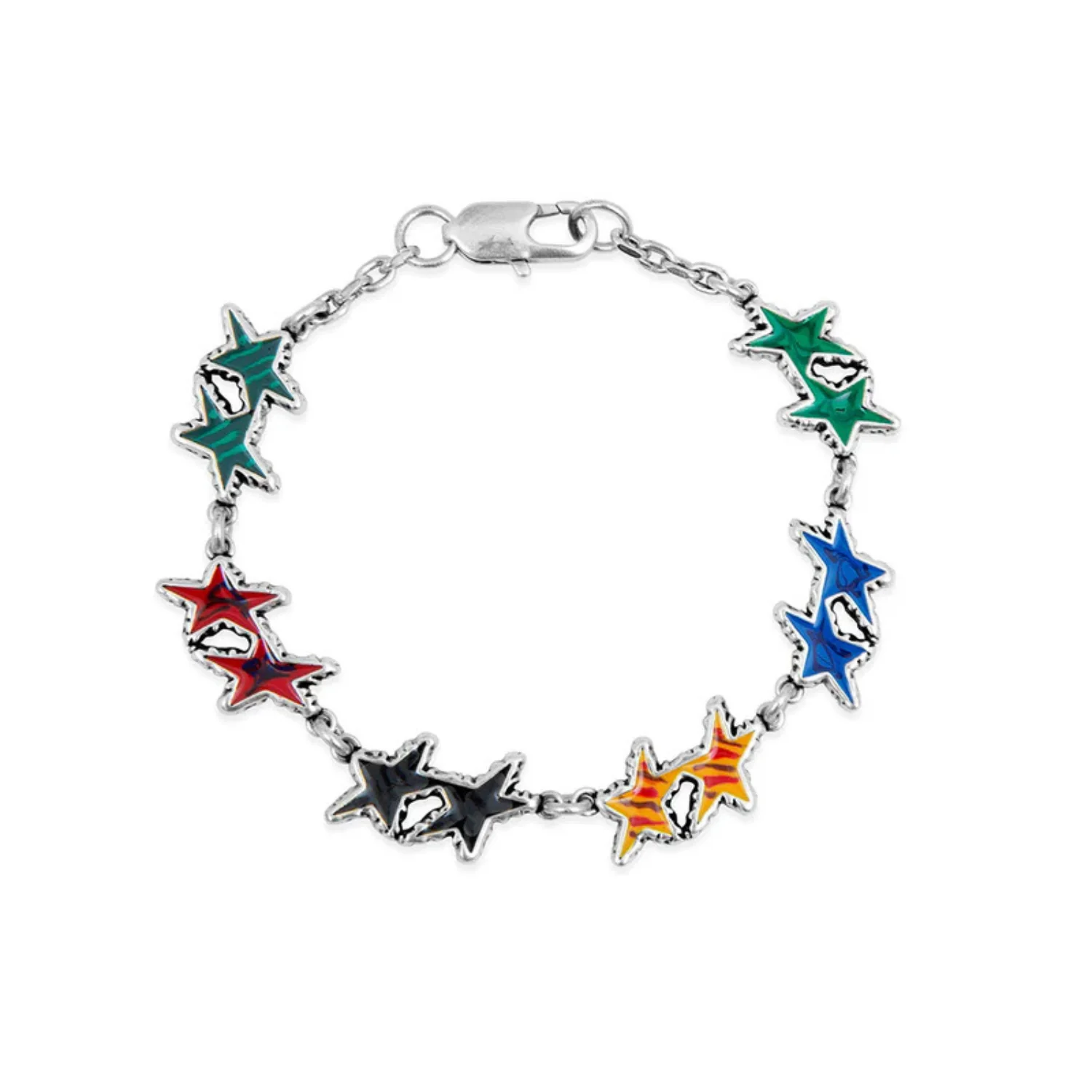 MELTED STARS BRACELET - SILVER