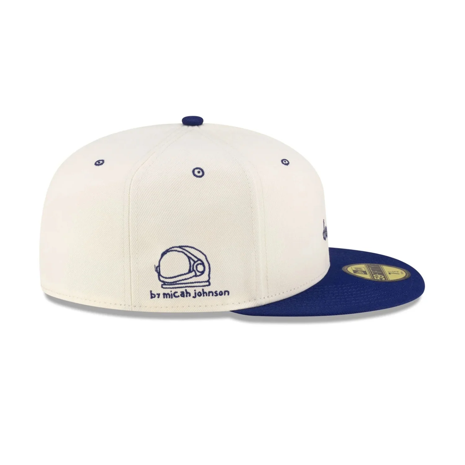 MICAH DREAMS X MLB BLANK CANVAS 59FIFTY FITTED HAT - LOS ANGELES DODGERS - Image 4