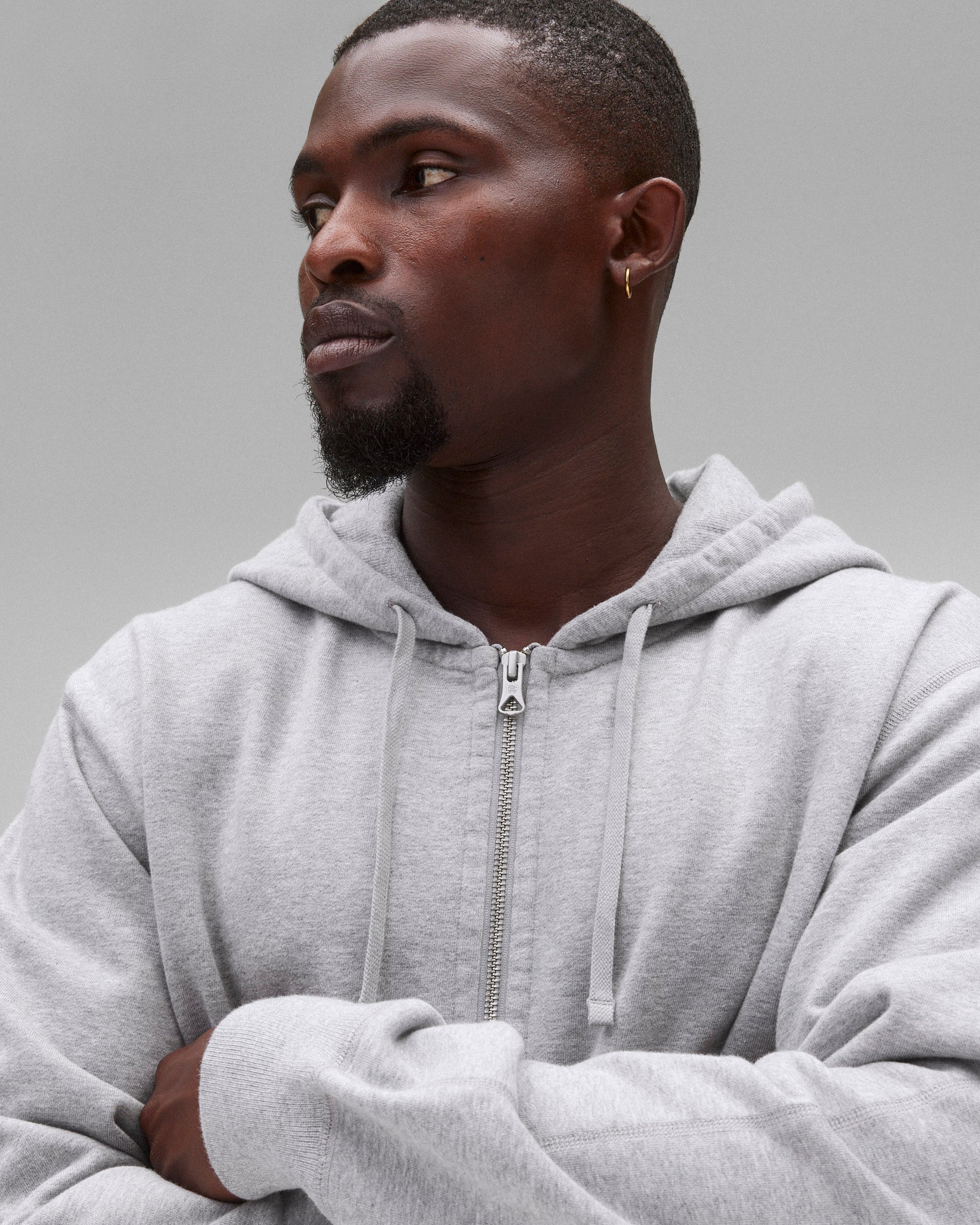 MIDWEIGHT TERRY CLASSIC ZIP HOODIE - Image 6