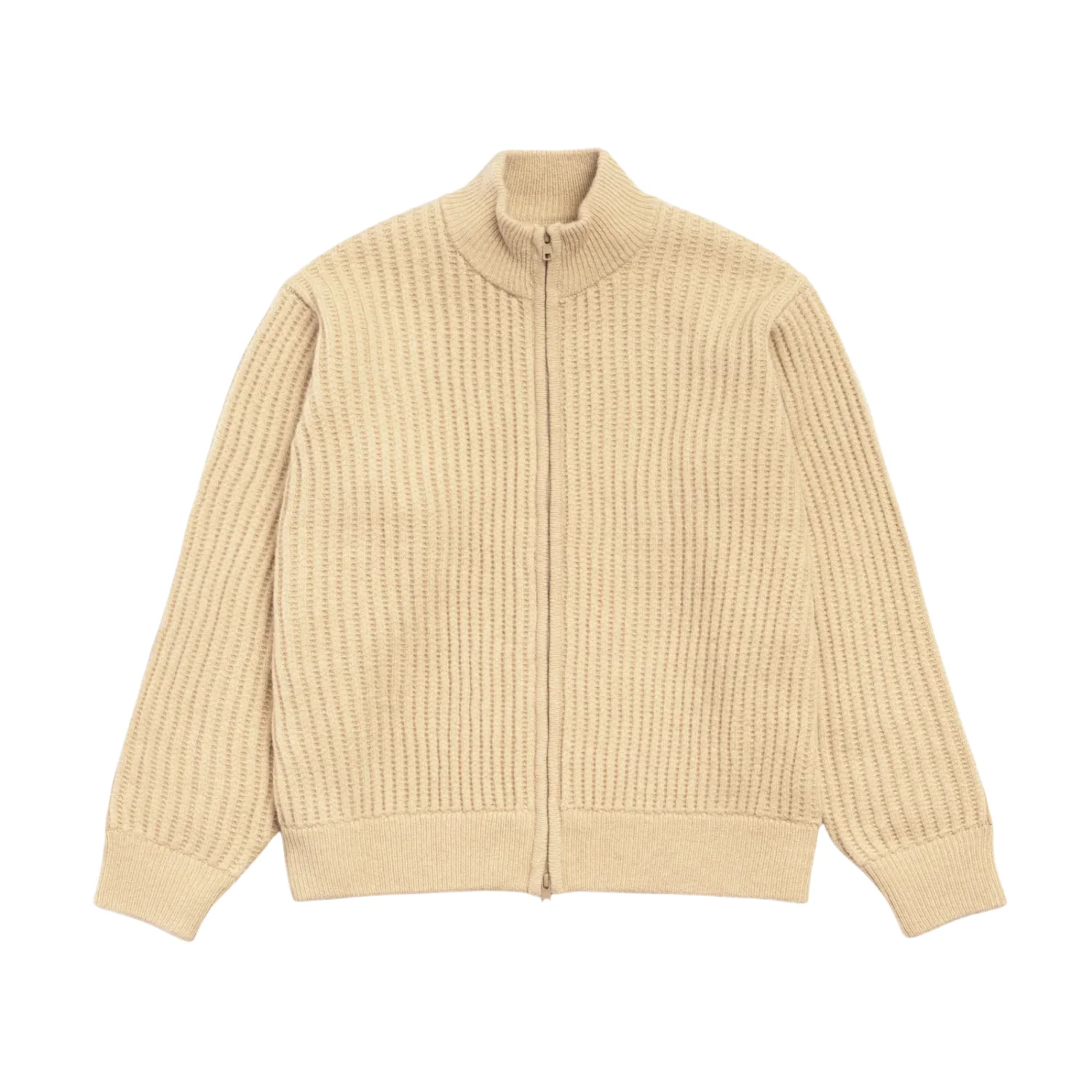 MILITARY PATCH ZIP SWEATER