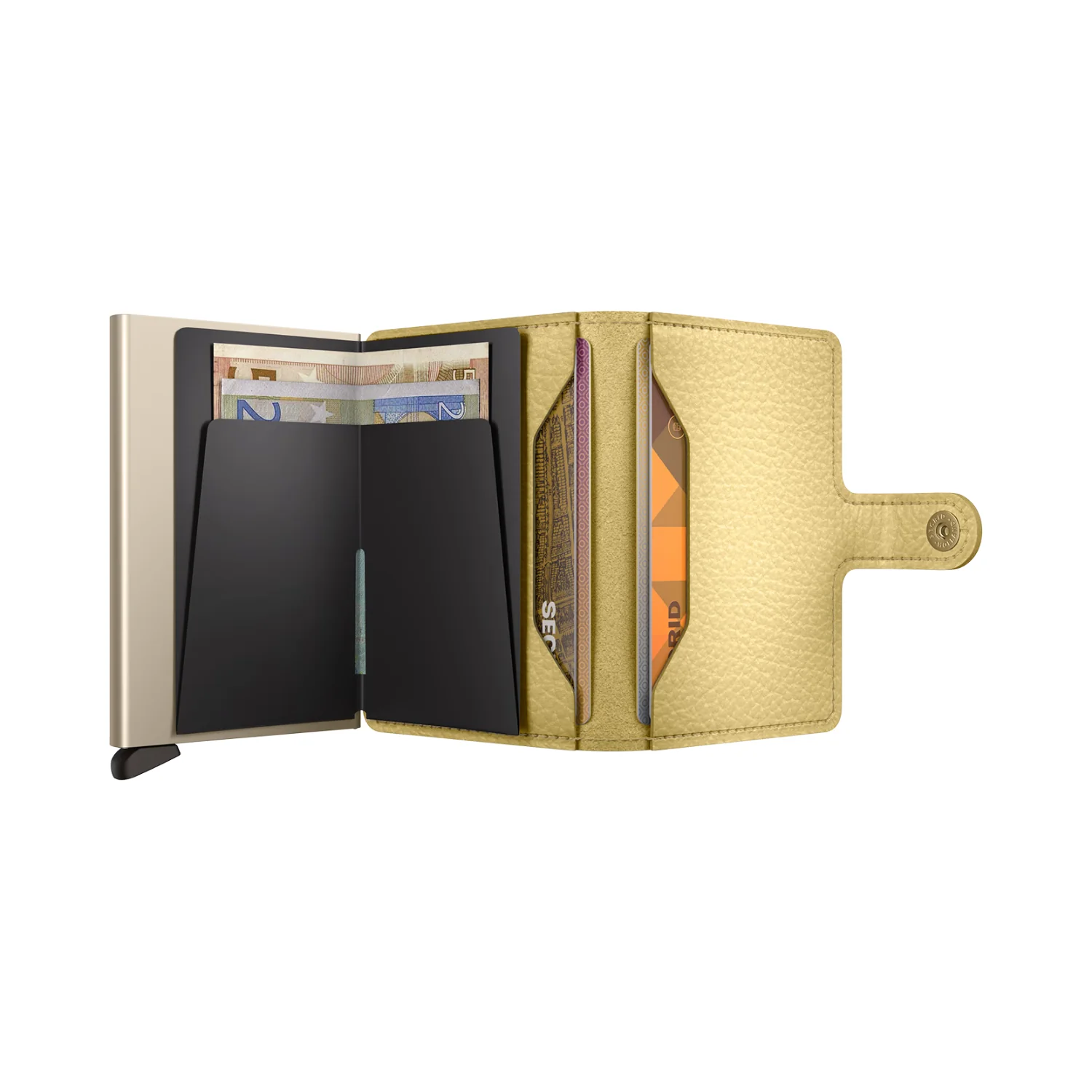 MINIWALLET - PEBBLE BUTTER YELLOW - Image 4