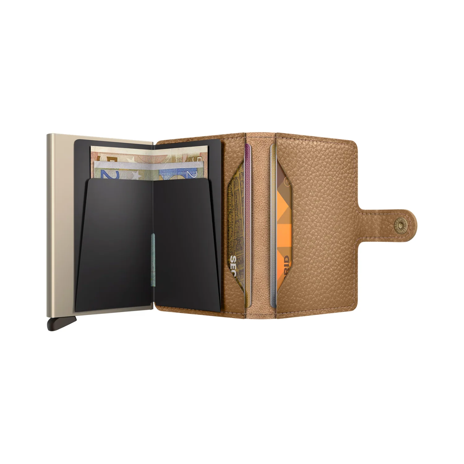 MINIWALLET - PEBBLE CAPPUCCINO - Image 4