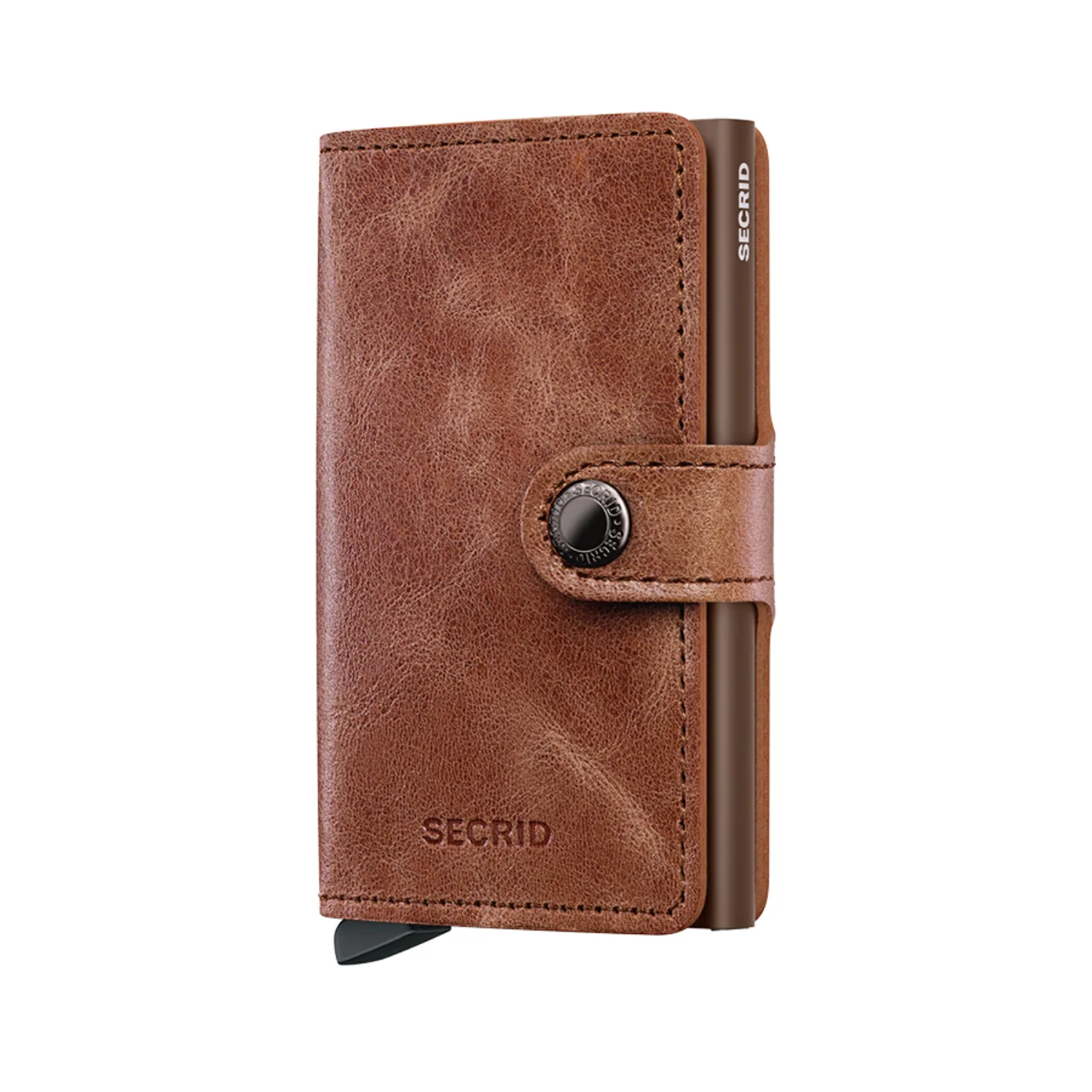 MINIWALLET - VINTAGE COGNAC BROWN