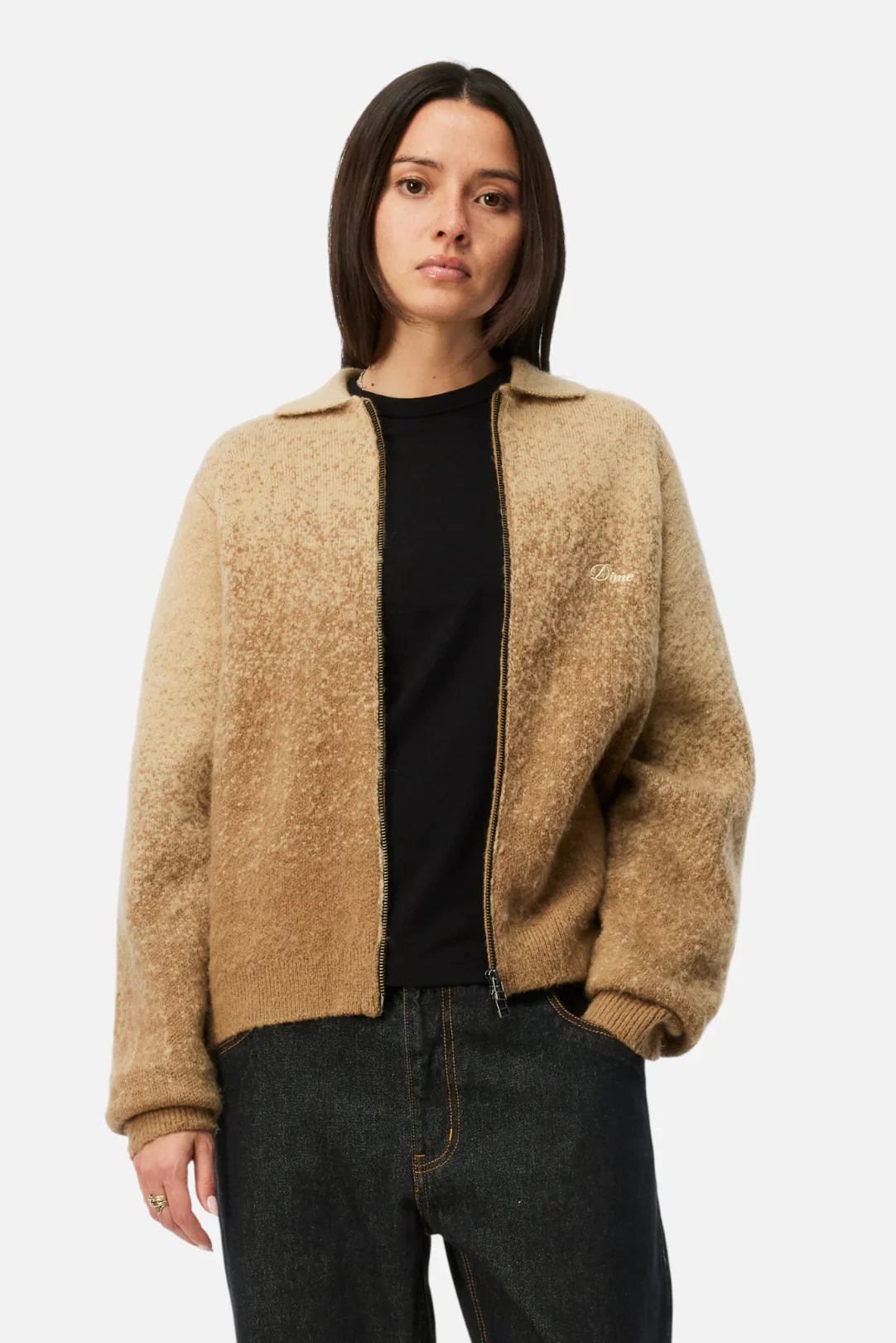MOHAIR DOUBLE ZIP KNIT - Image 2