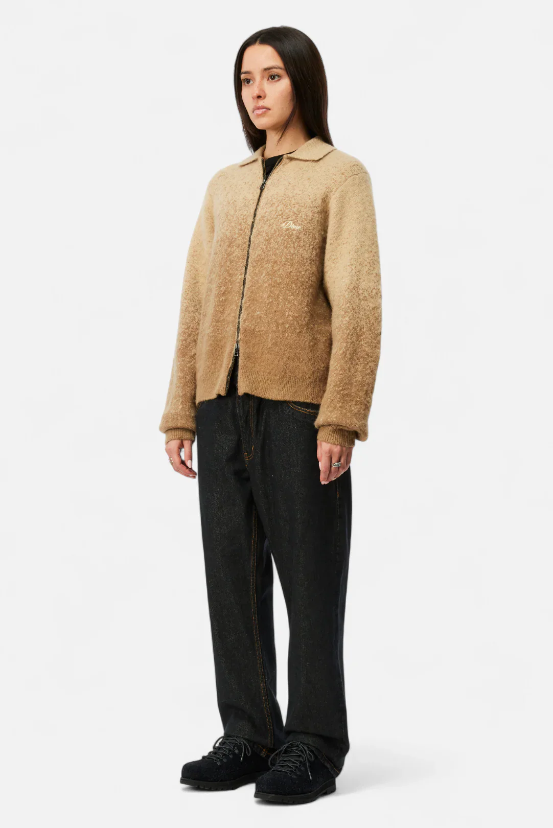 MOHAIR DOUBLE ZIP KNIT - Image 3