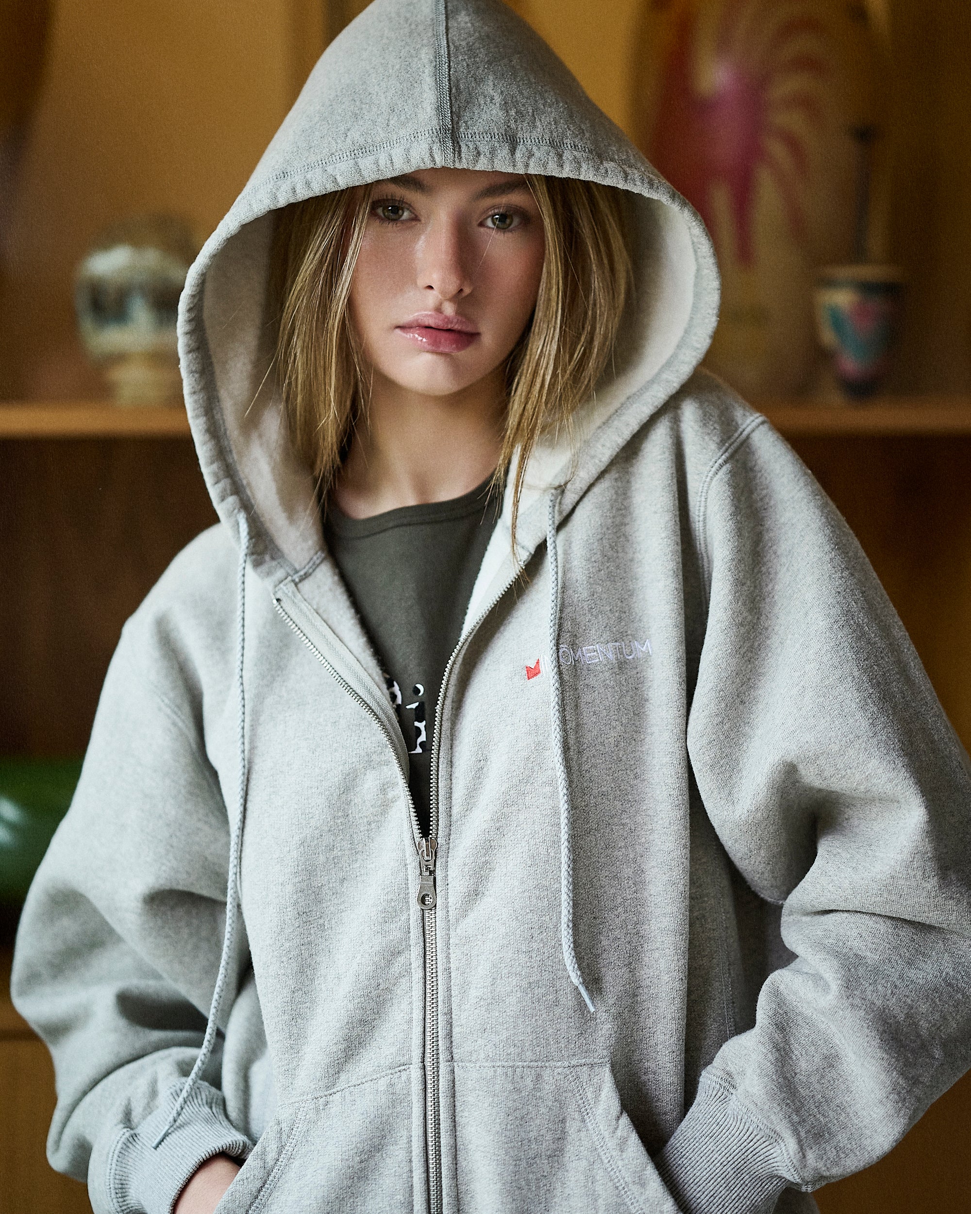 MOMENTUM BASIC ZIP HOODY - Image 5