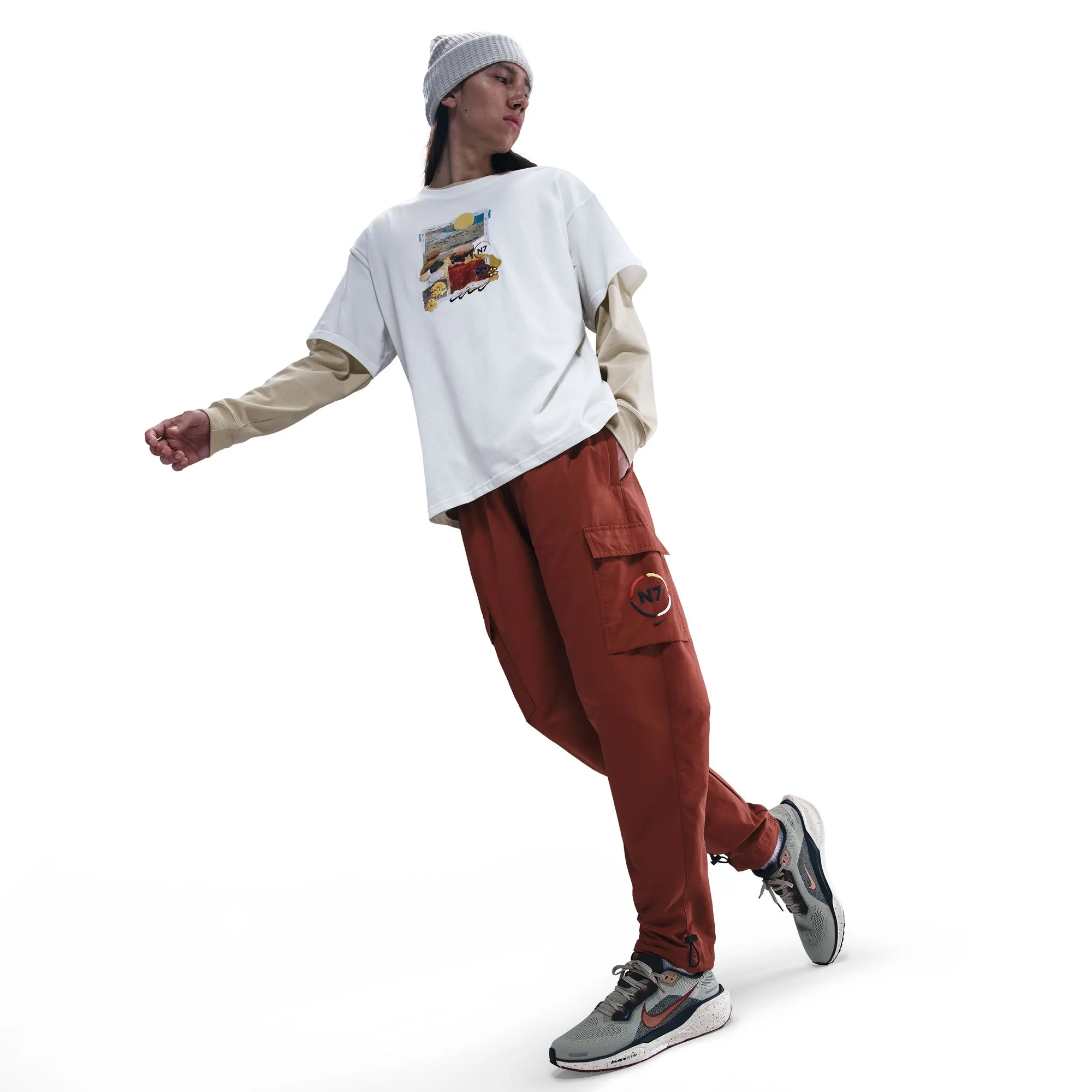 NSW N7 OPEN-HEM WOVEN CARGO PANTS