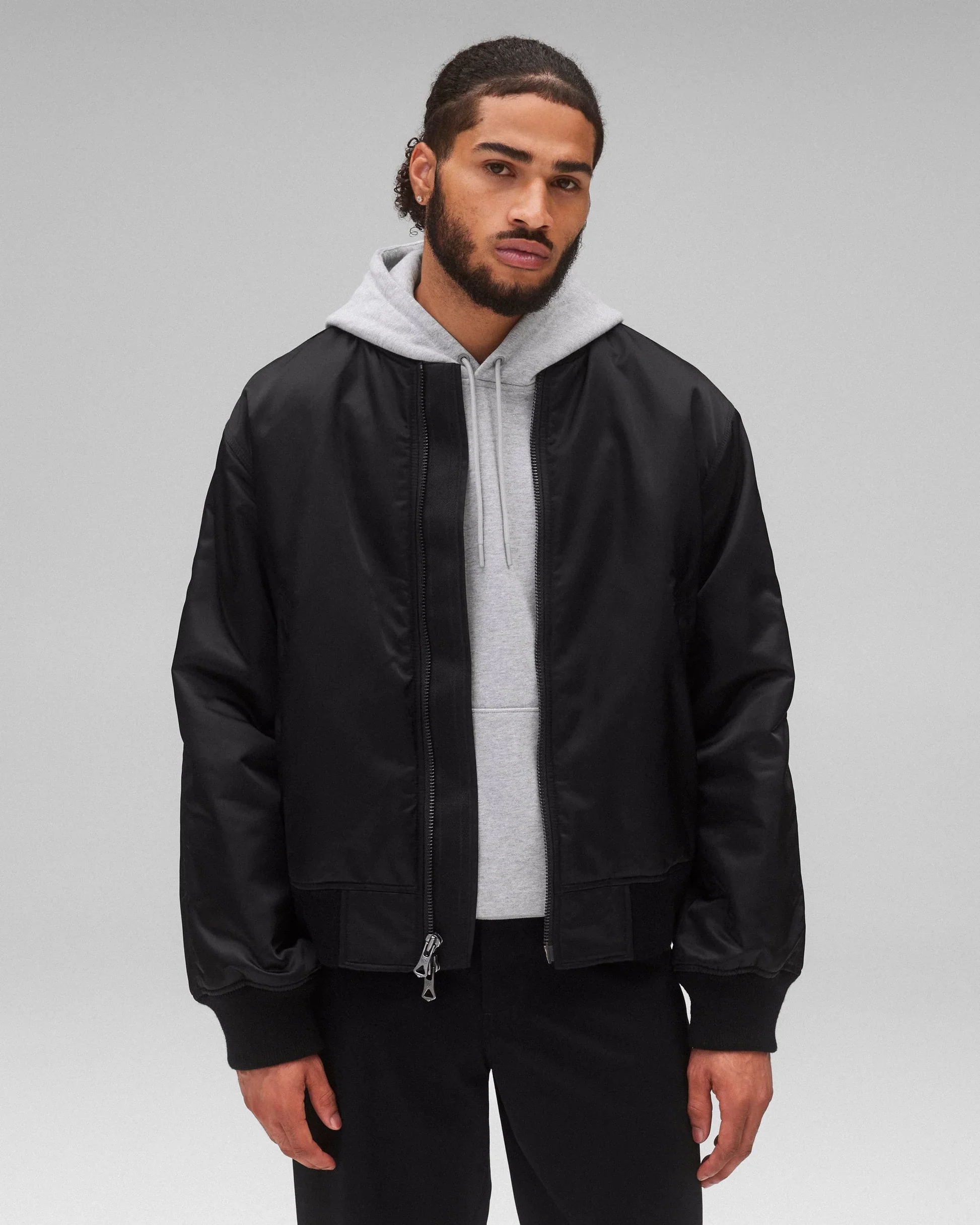 NYLON TWILL CREW JACKET - Image 2