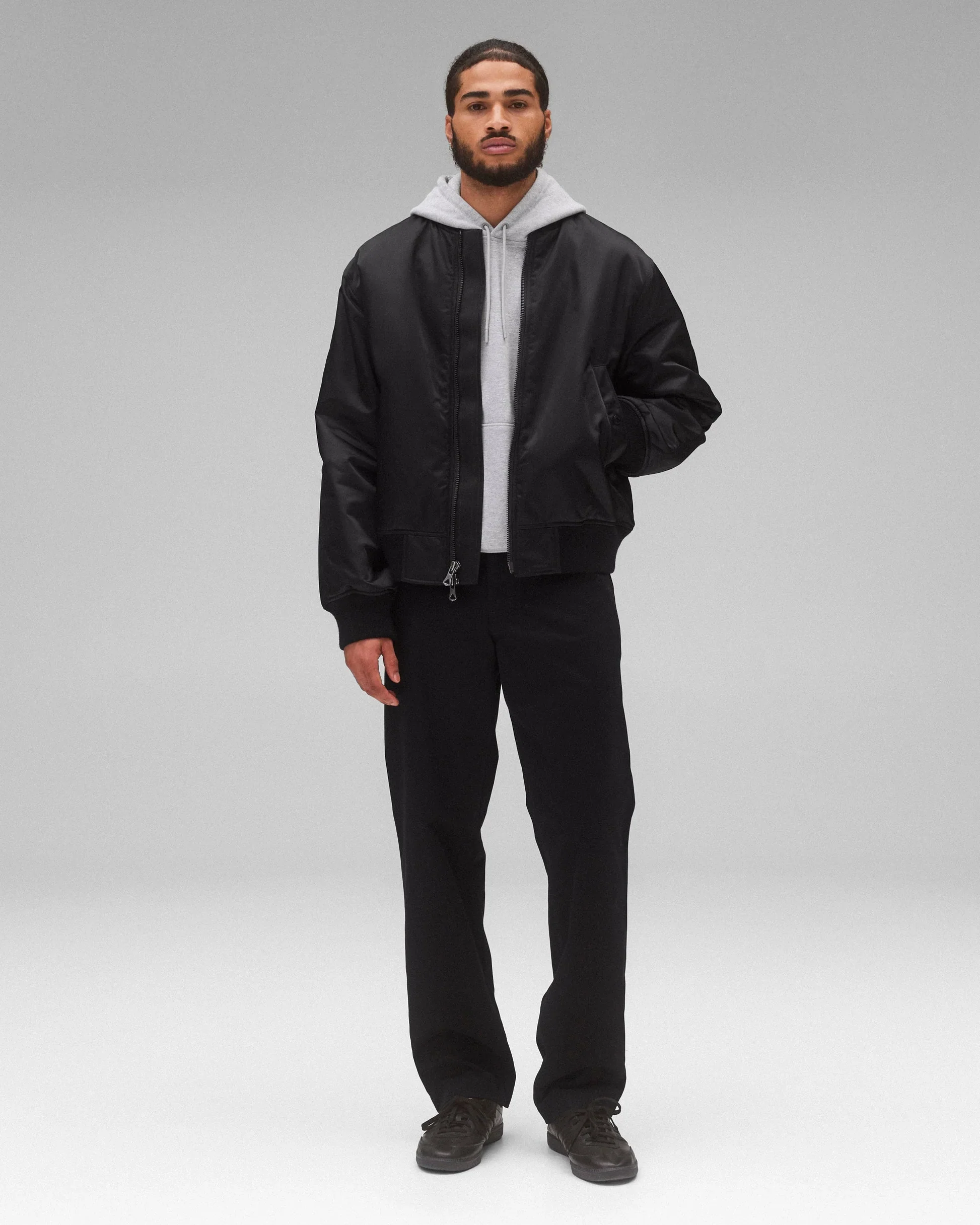 NYLON TWILL CREW JACKET - Image 3