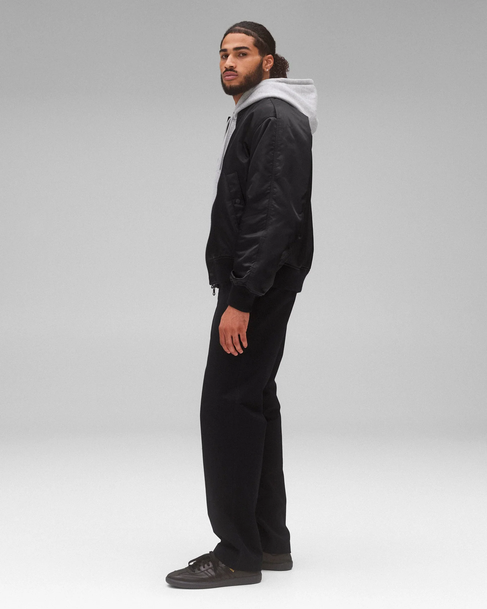 NYLON TWILL CREW JACKET - Image 4