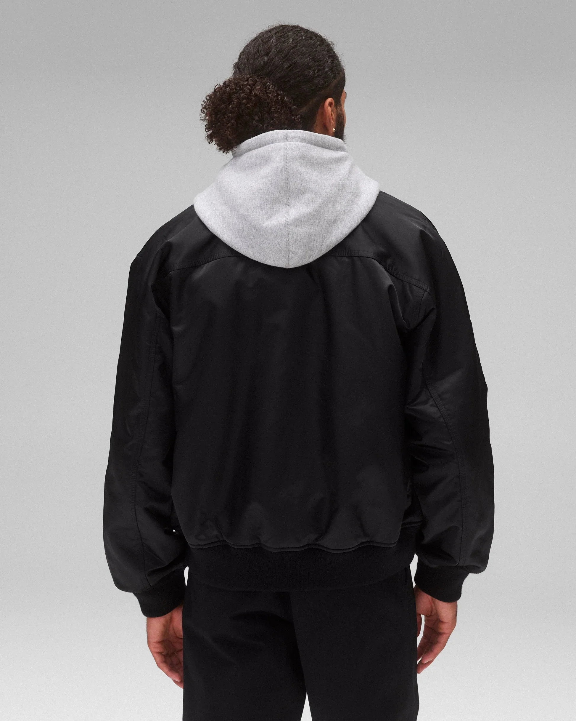 NYLON TWILL CREW JACKET - Image 5