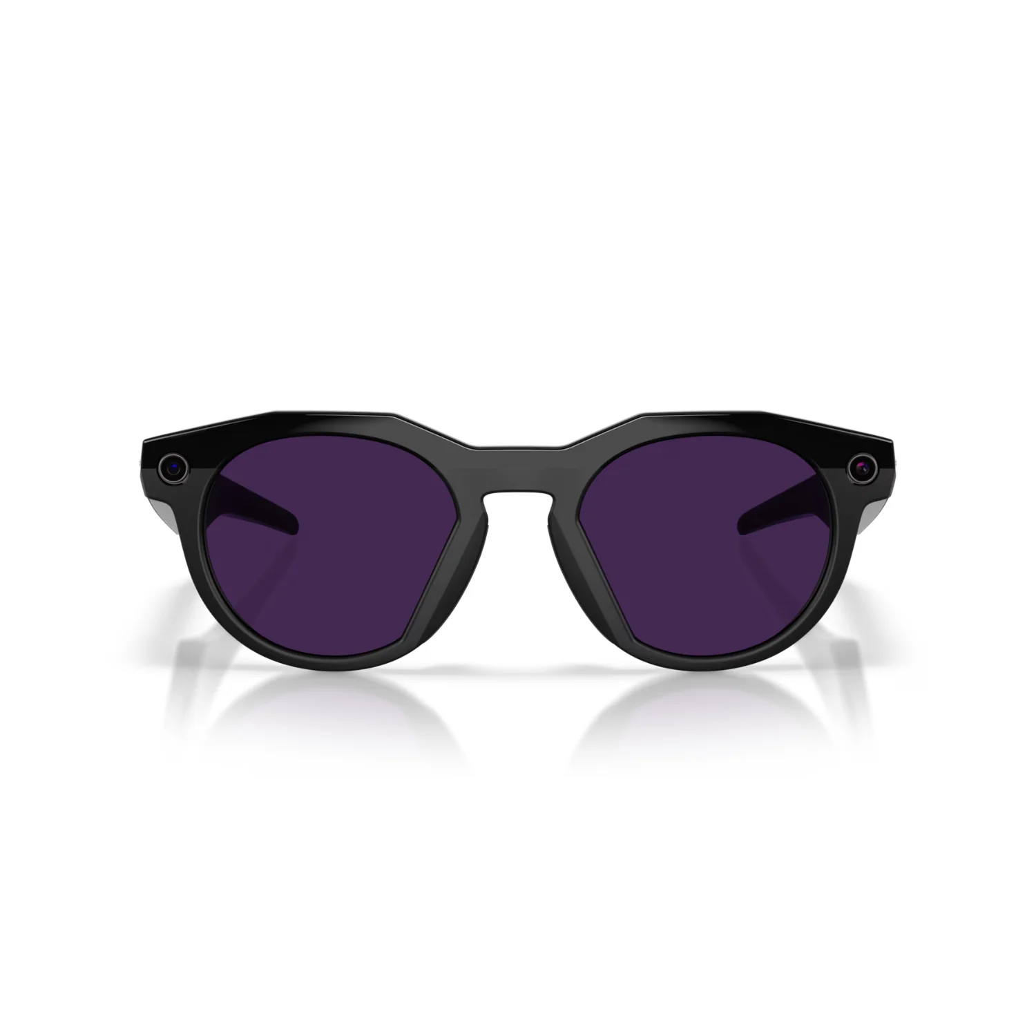 OAKLEY META HSTN TRANSITIONS SUNGLASSES - BLACK FRAME/AMETHYST LENS - Image 4