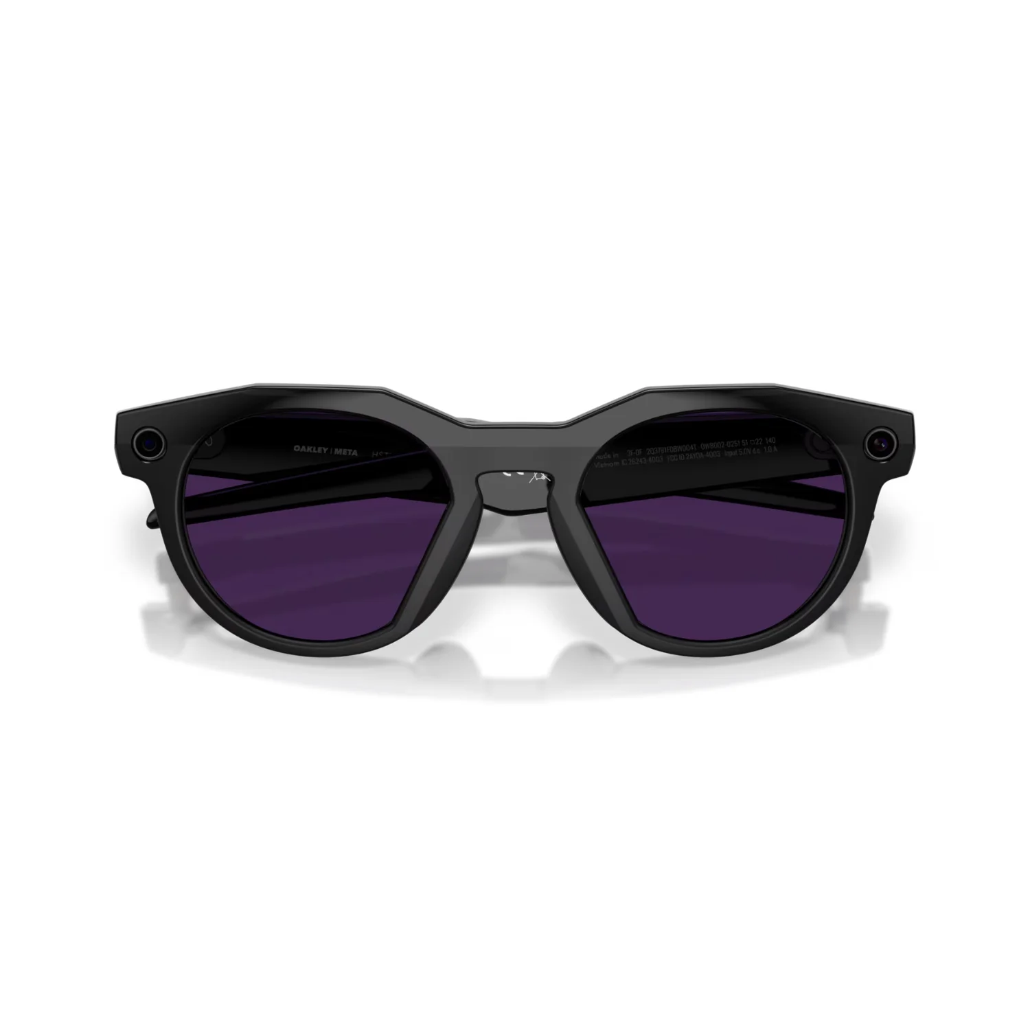 OAKLEY META HSTN TRANSITIONS SUNGLASSES - BLACK FRAME/AMETHYST LENS - Image 5