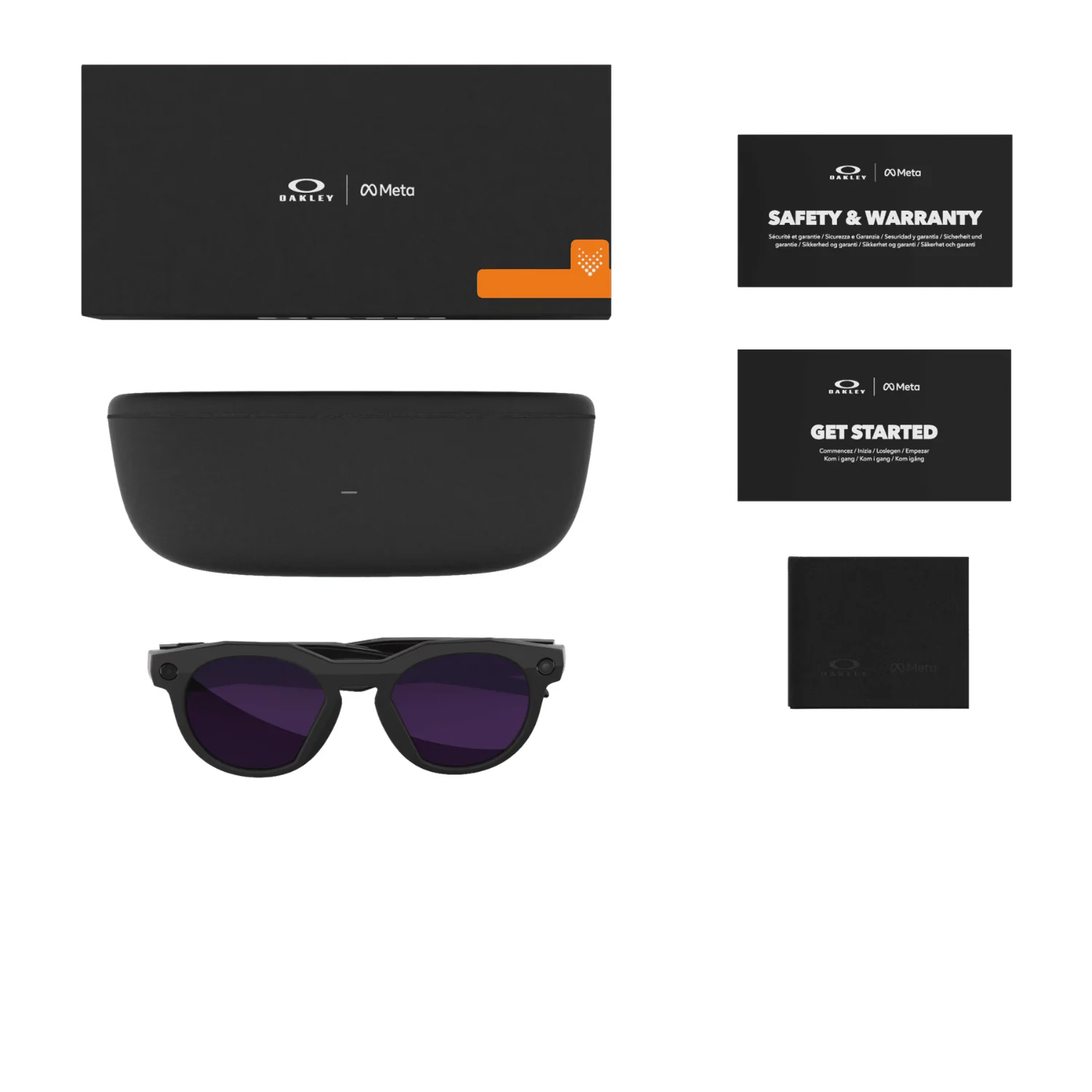 OAKLEY META HSTN TRANSITIONS SUNGLASSES - BLACK FRAME/AMETHYST LENS - Image 9