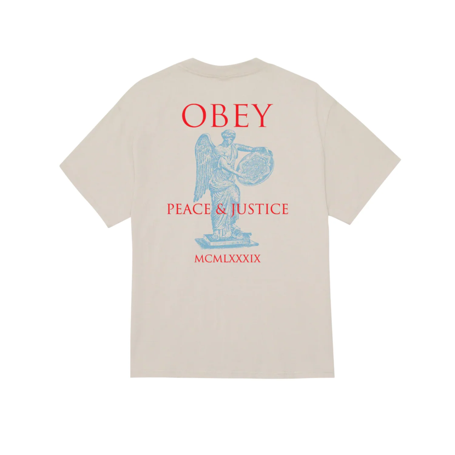 OBEY PEACE AND JUSTICE STATUE TEE
