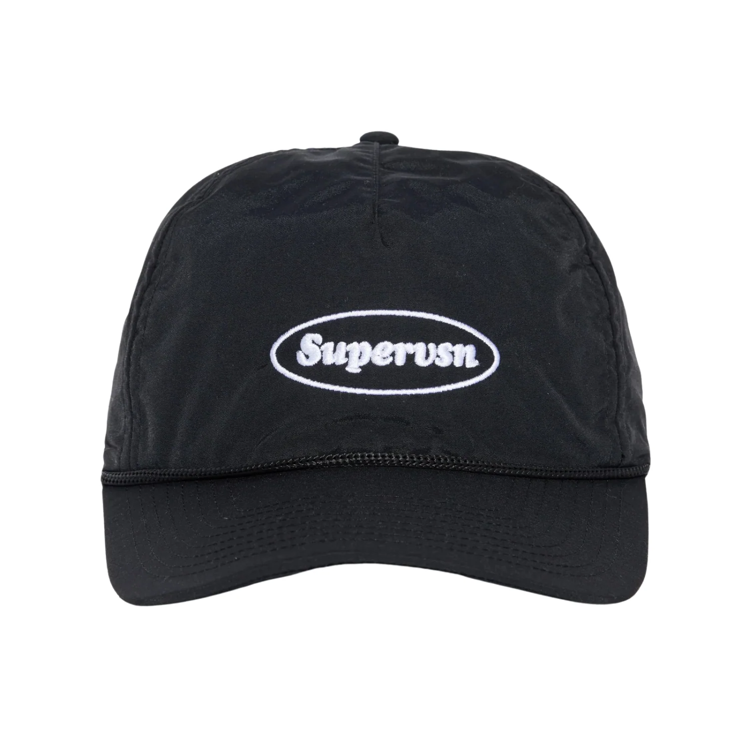 OVAL STAMP LOGO CAMP HAT - BLACK