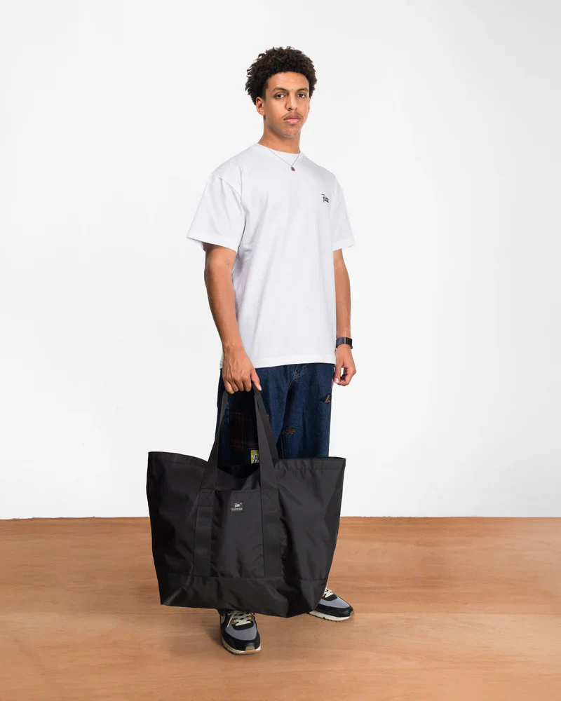 OVERSIZED TOTE BAG - BLACK - Image 2
