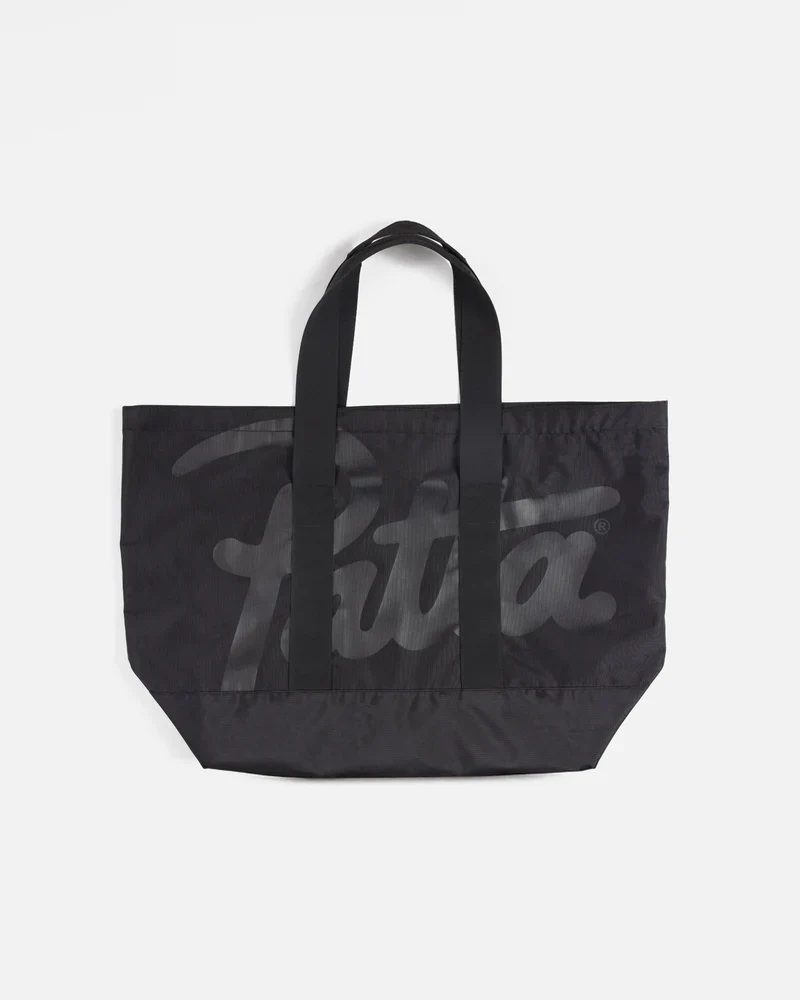 OVERSIZED TOTE BAG - BLACK - Image 3