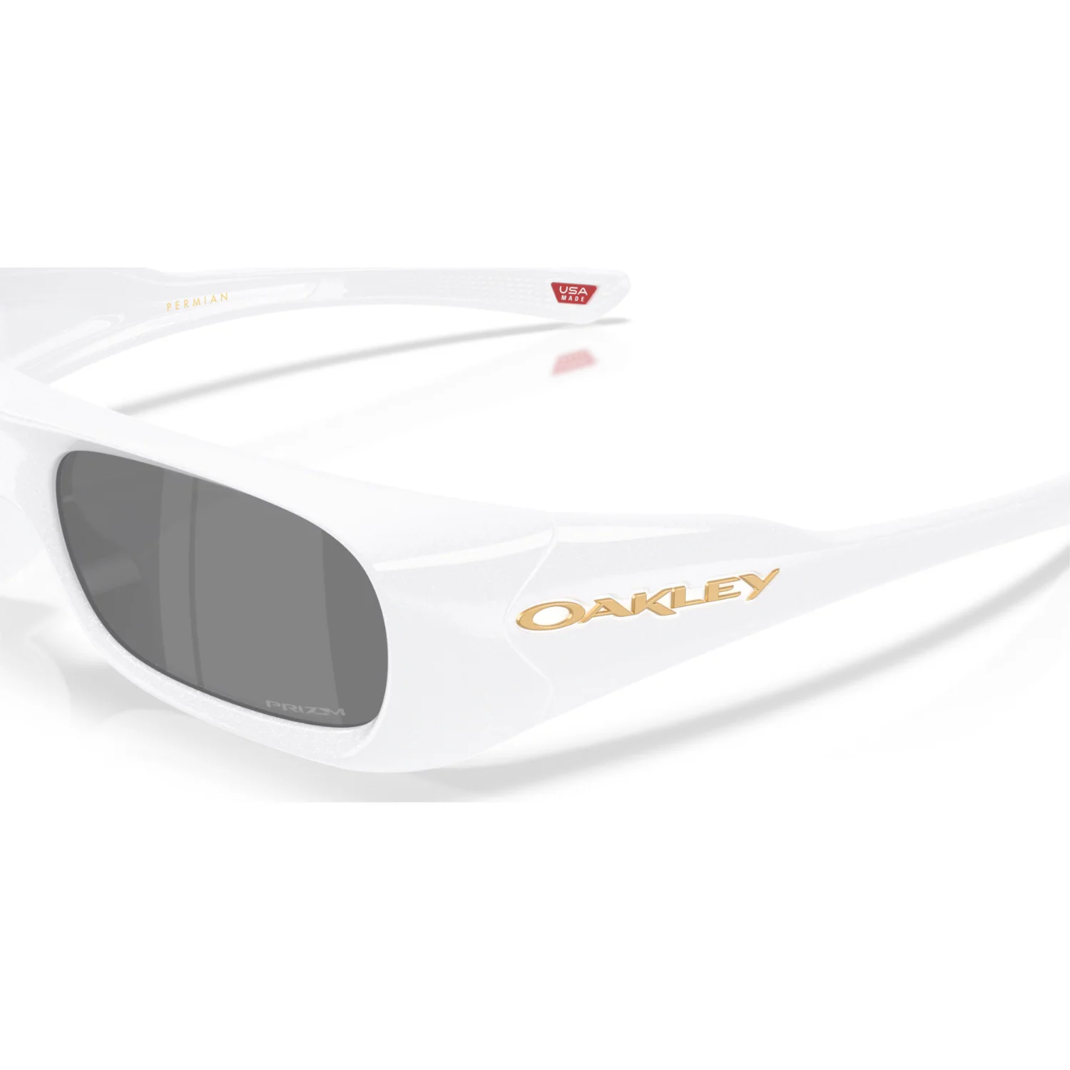 PERMIAN SUNGLASSES - PEARL WHITE FRAME W/ PRIZM BLACK LENS - Image 6