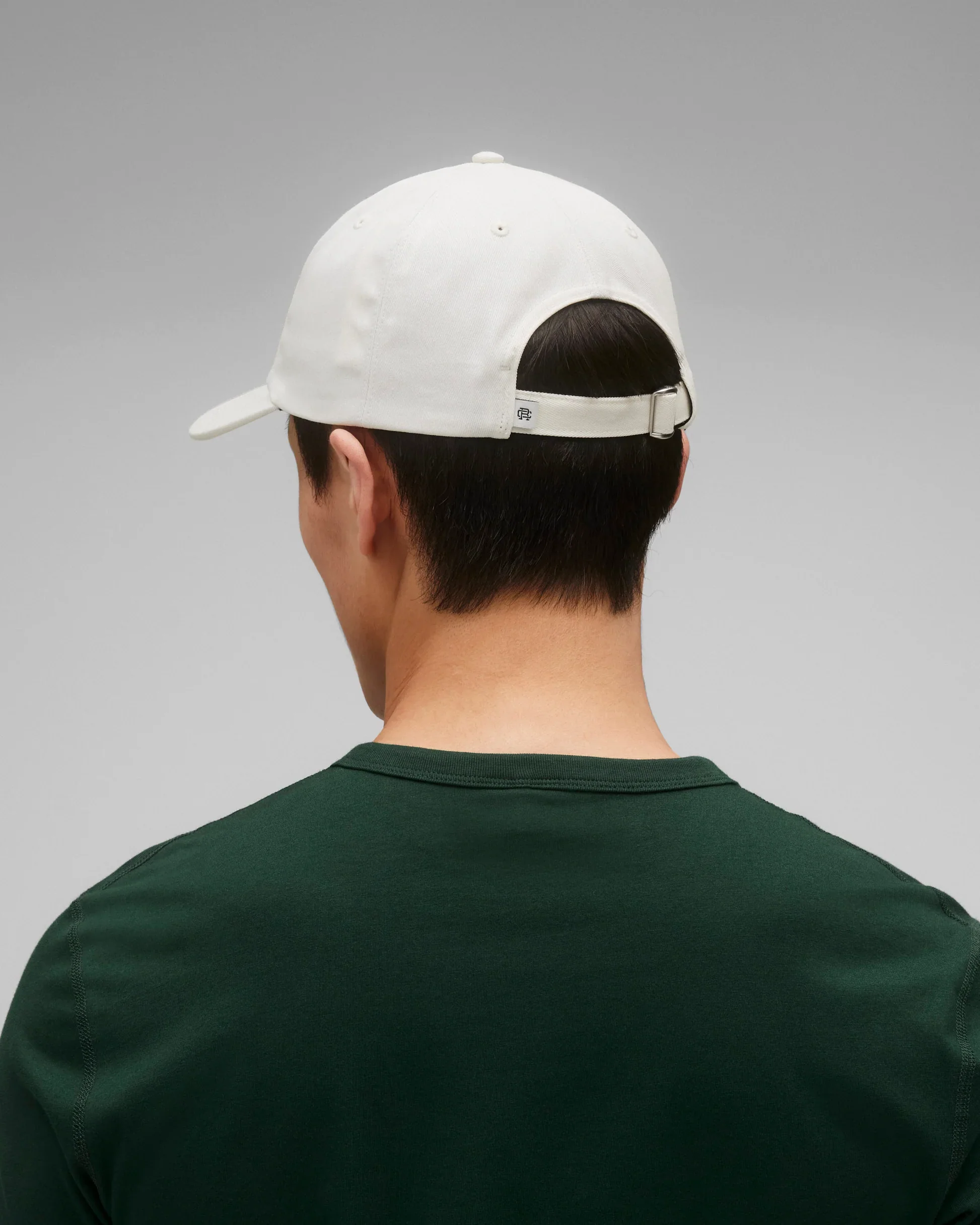 RALLY STRAPBACK CAP - IVORY/BRG - Image 4