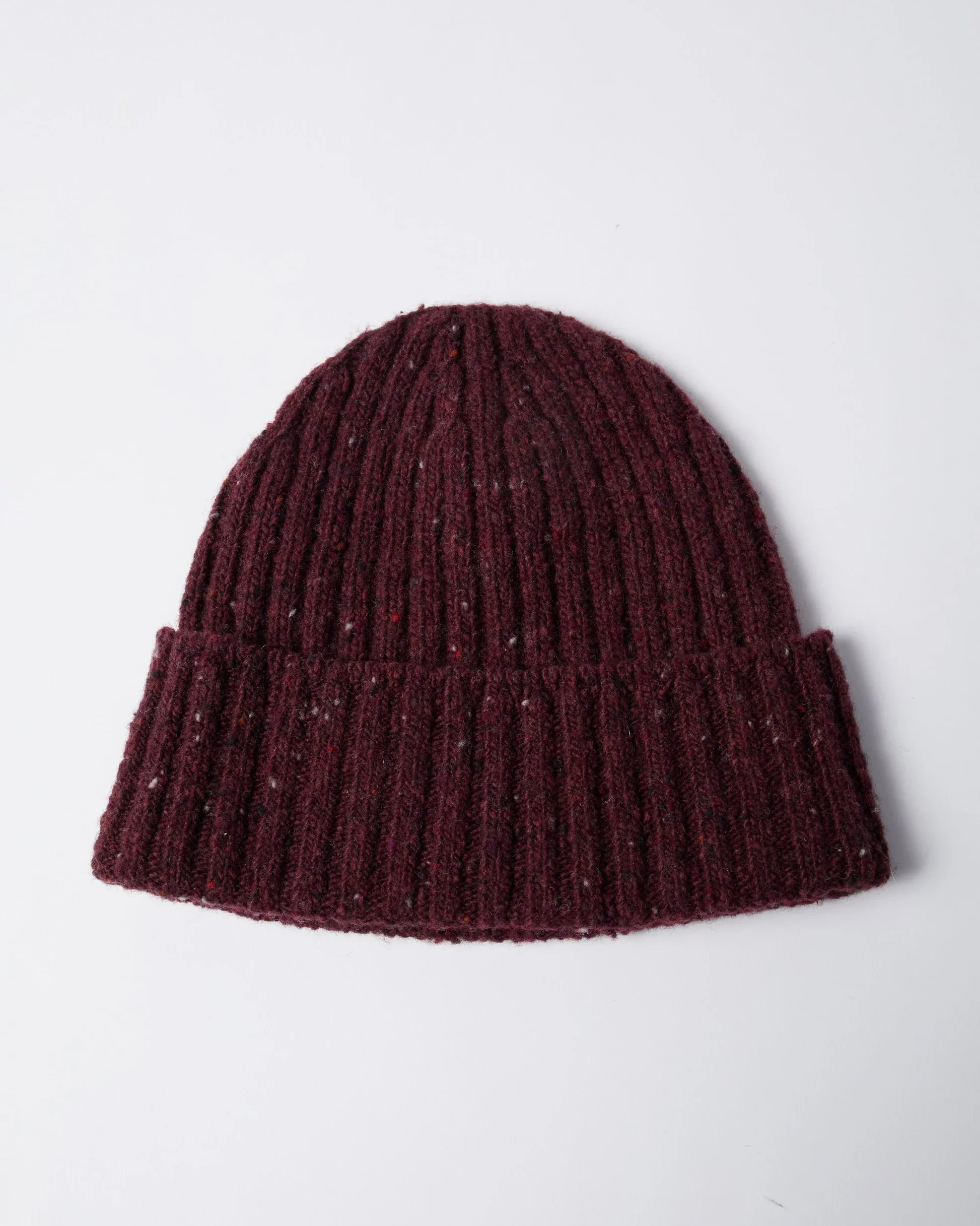 REVERSED FLAG BEANIE - DARK BURGUNDY - Image 3
