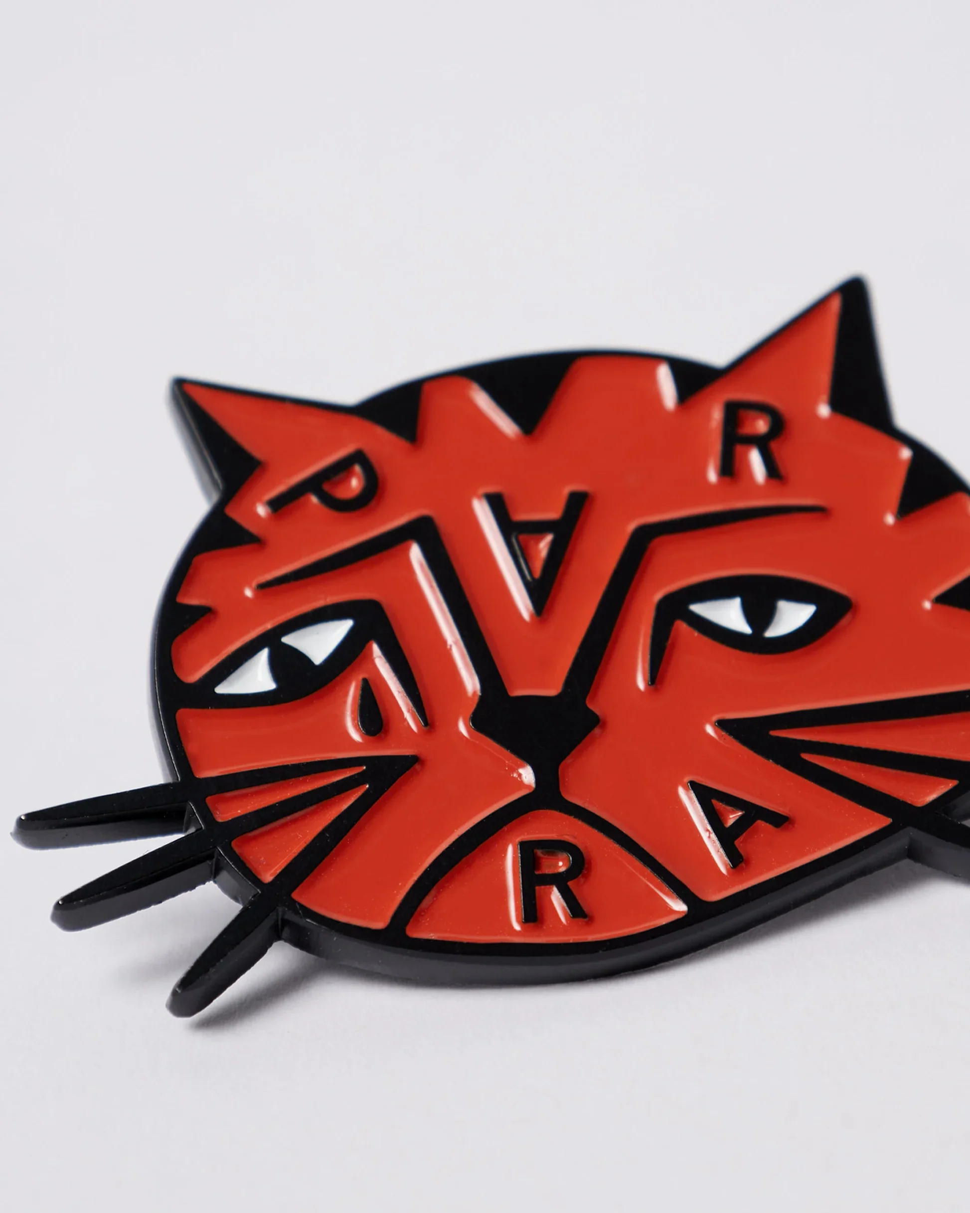 SAD CAT ENAMEL PIN - ORANGE - Image 3