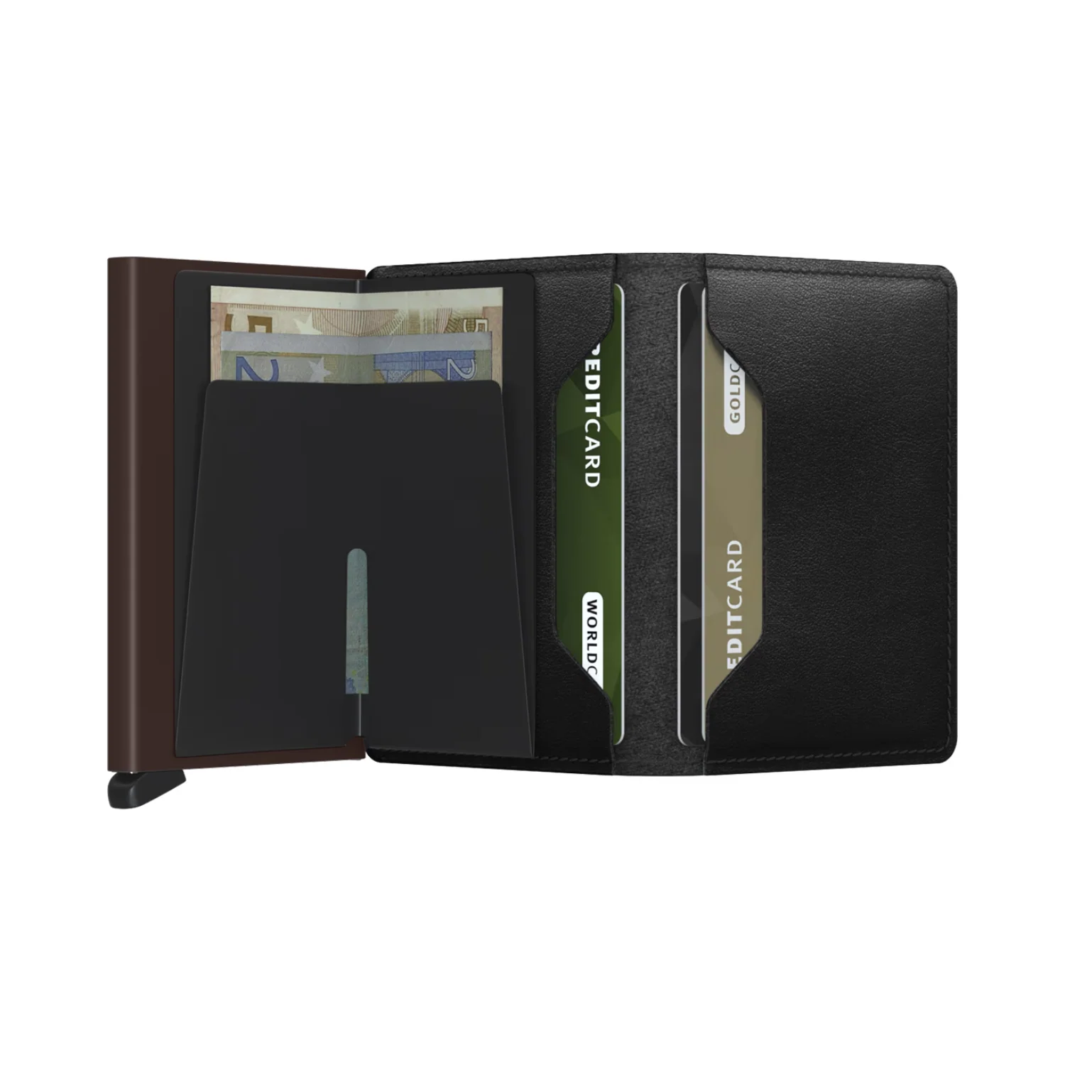 SLIMWALLET - ORIGINAL BLACK-BROWN - Image 3