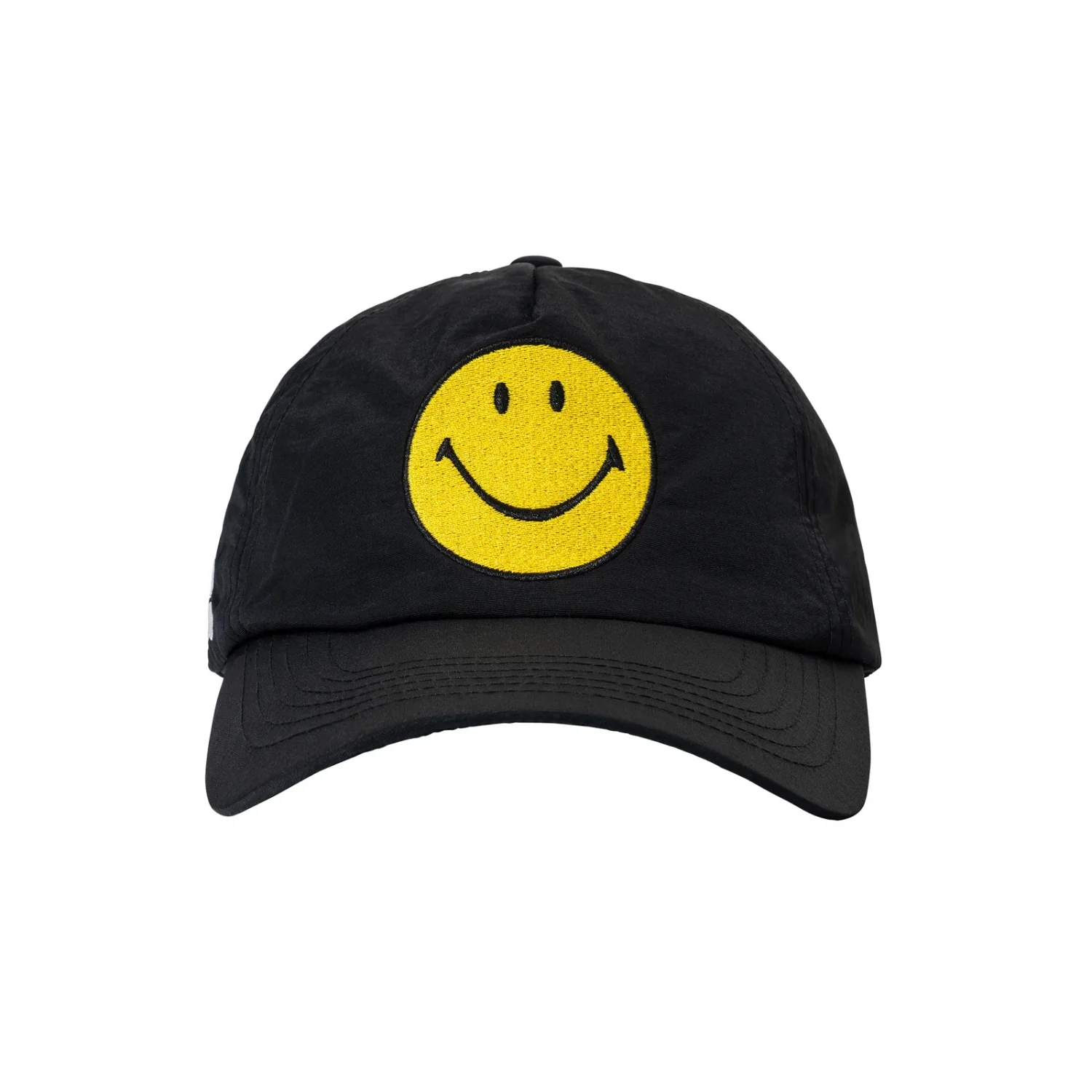 SMILEY CLASSIC 5 PANEL HAT - JET BLACK
