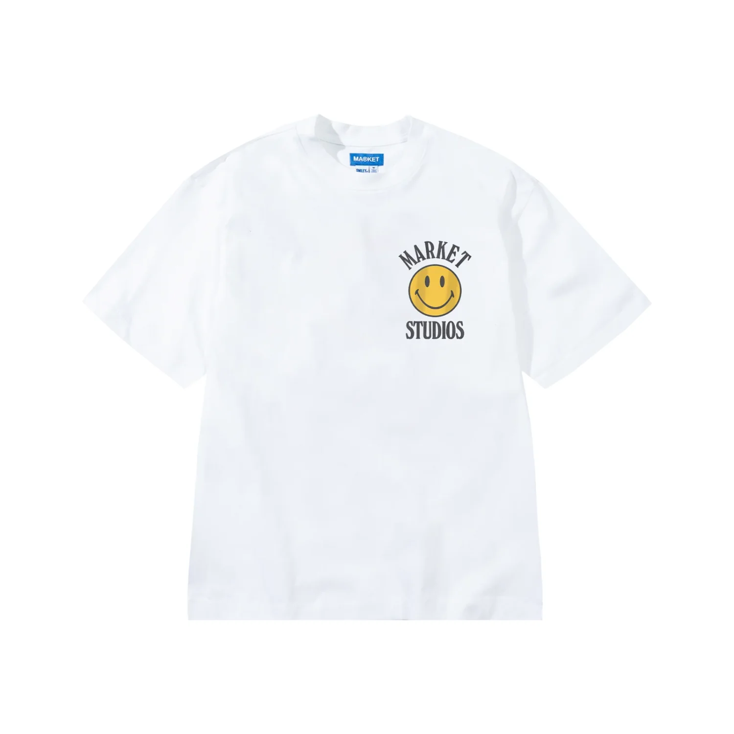 SMILEY UPSIDE DOWN LOCKUP T-SHIRT