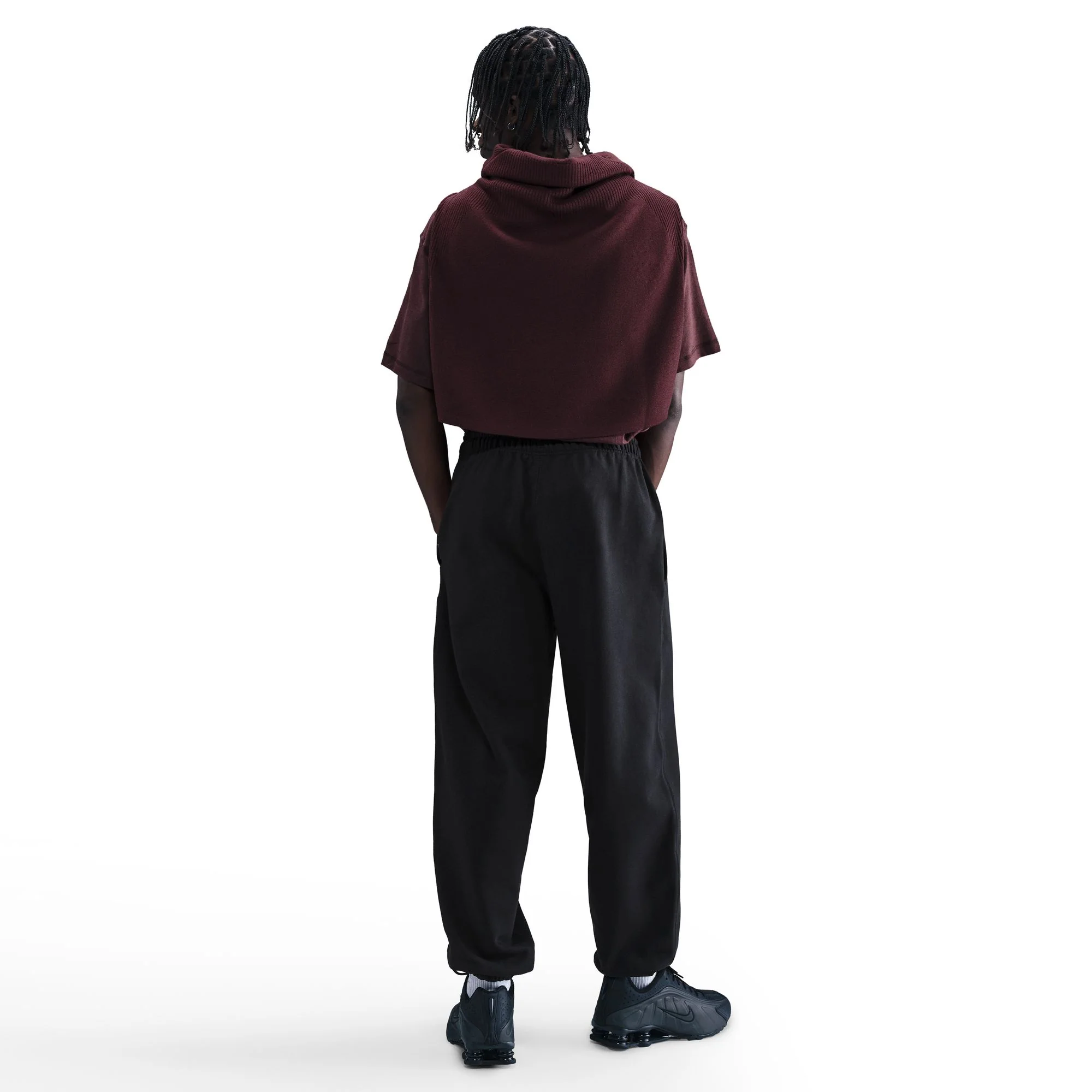 SOLO SWOOSH CUFFED FLEECE PANTS - Image 4