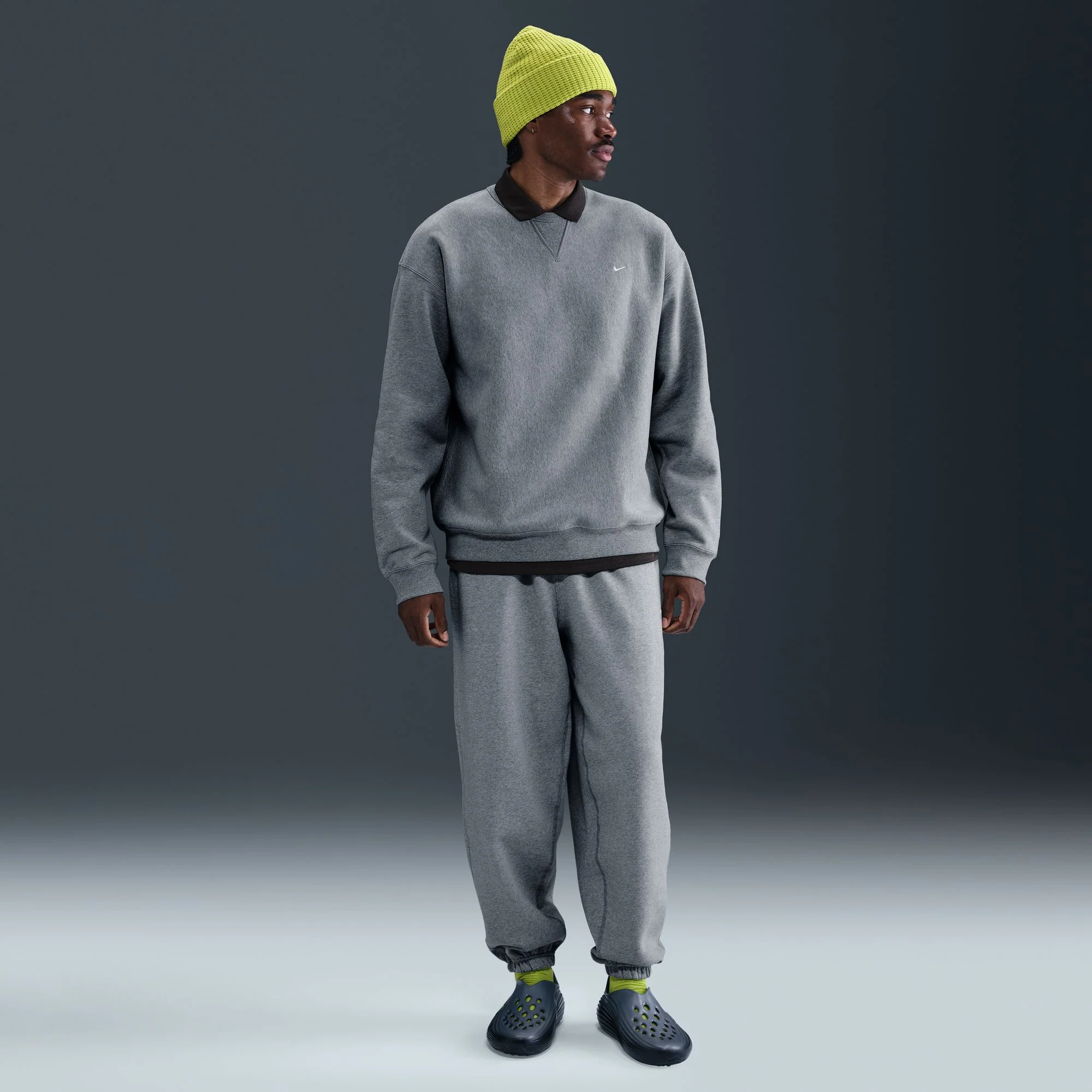 SOLO SWOOSH FLEECE CREW