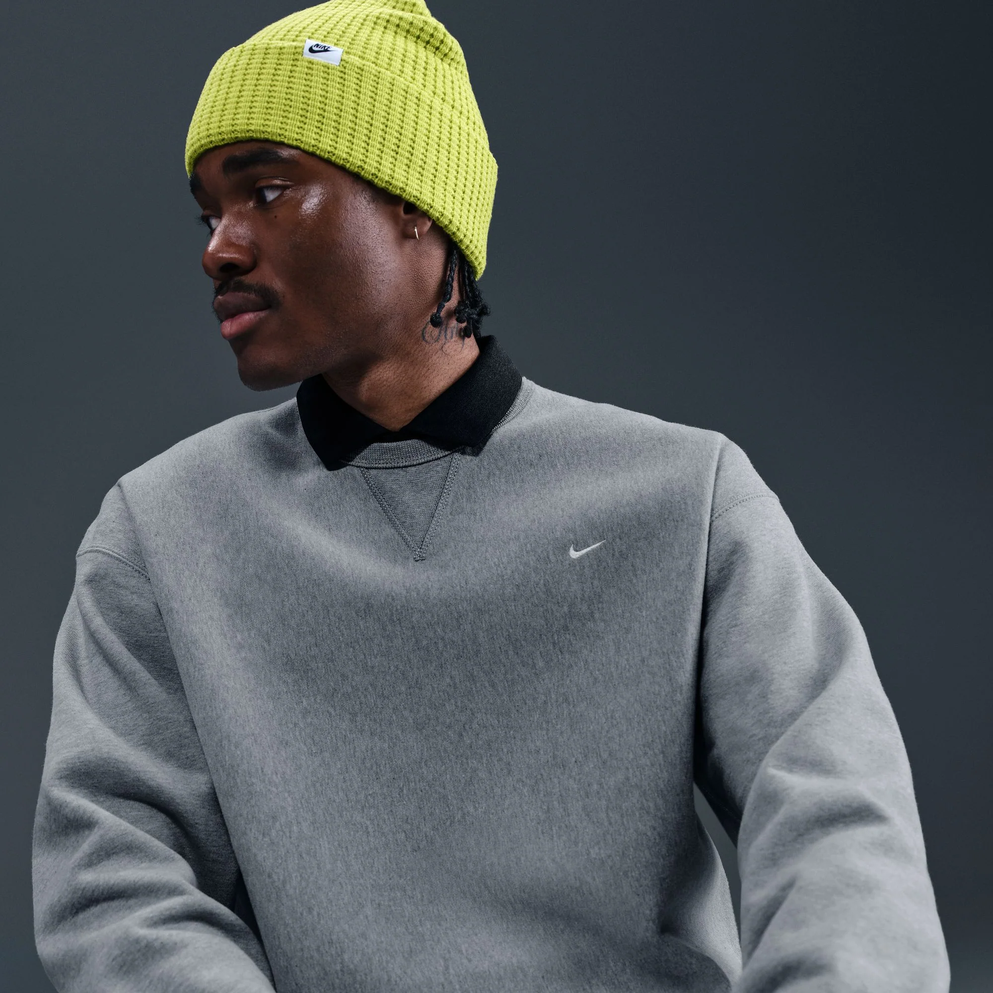 SOLO SWOOSH FLEECE CREW - Image 3