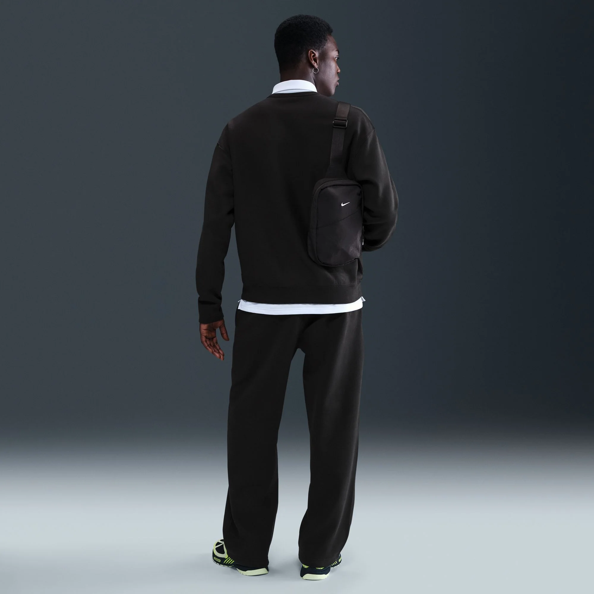 SOLO SWOOSH FLEECE OPEN-HEM PANTS - Image 5